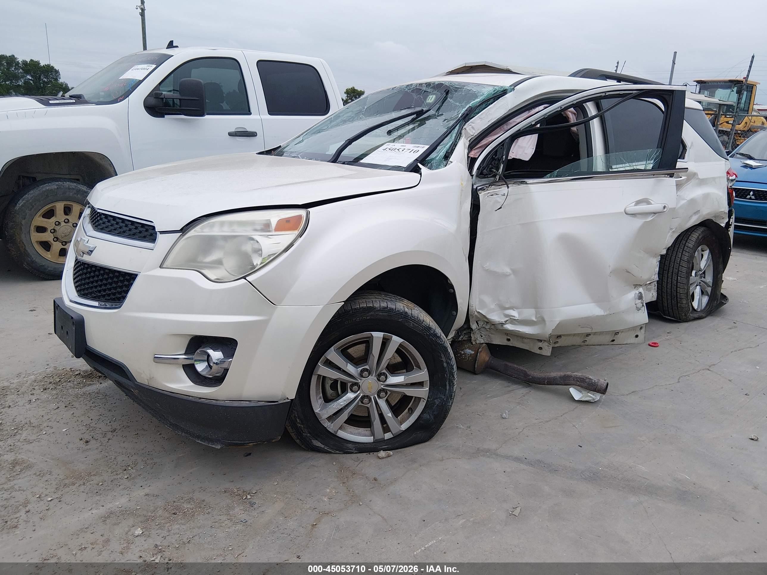 2012 Chevrolet Equinox 2lt White vin: 2GNALPEK3C1214432