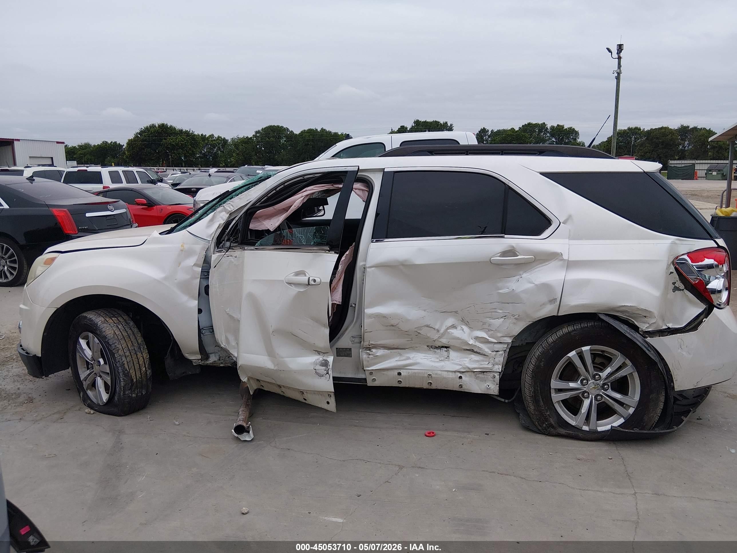 2012 Chevrolet Equinox 2lt White vin: 2GNALPEK3C1214432