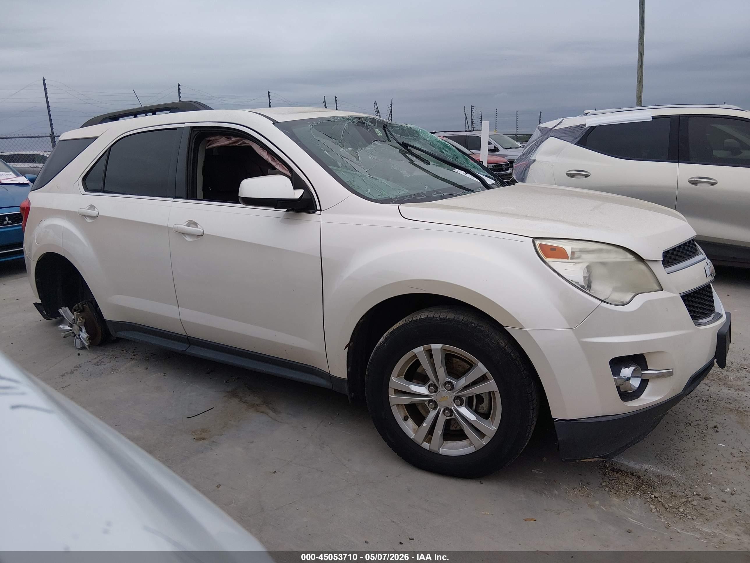 2012 Chevrolet Equinox 2lt White vin: 2GNALPEK3C1214432