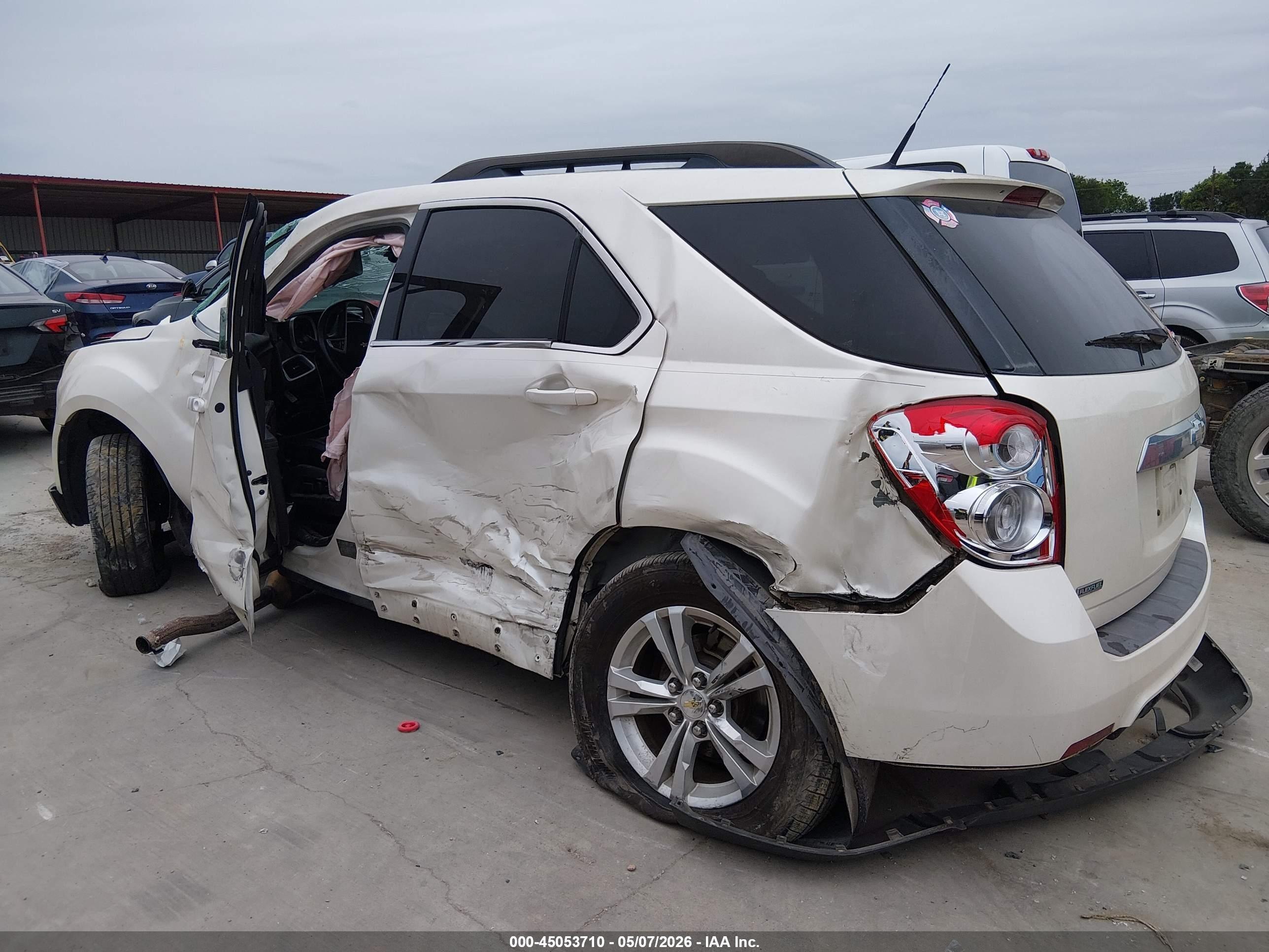 2012 Chevrolet Equinox 2lt White vin: 2GNALPEK3C1214432