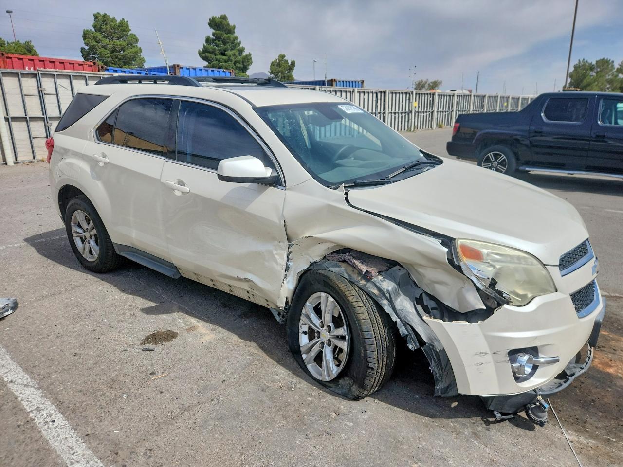 2012 Chevrolet Equinox Lt White vin: 2GNALPEK3C1242585