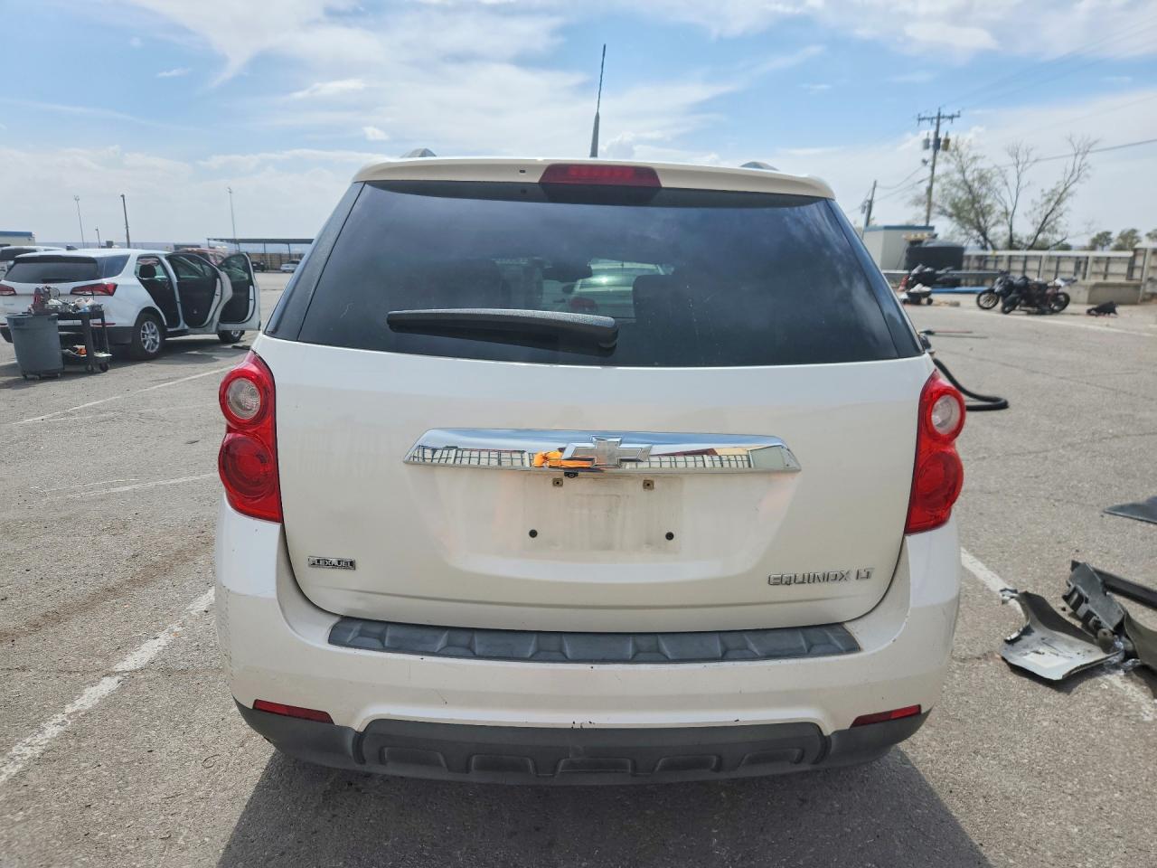 2012 Chevrolet Equinox Lt White vin: 2GNALPEK3C1242585