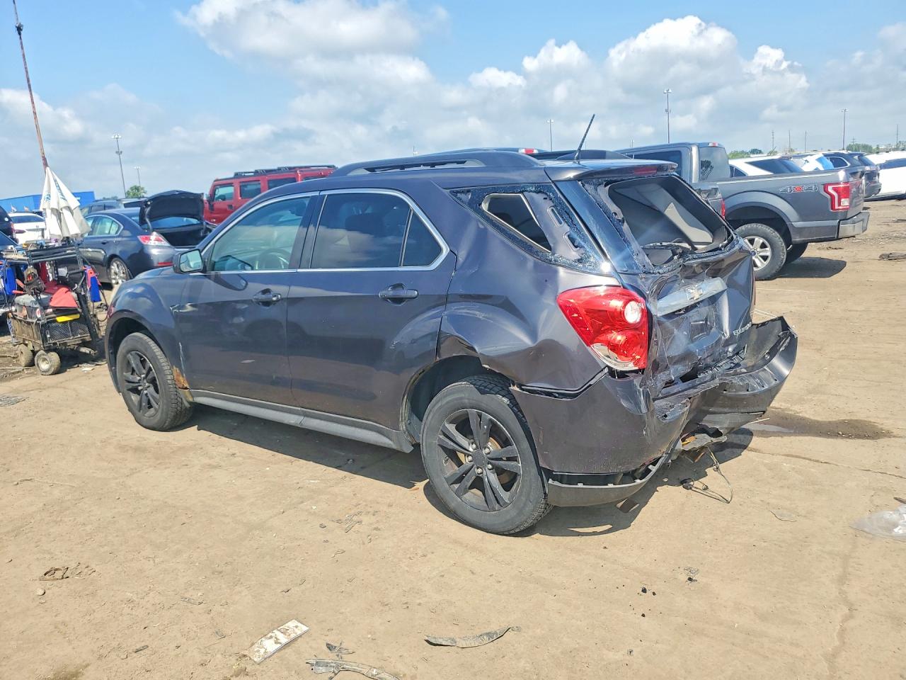 2013 Chevrolet Equinox Lt Серый vin: 2GNALPEK3D6266714