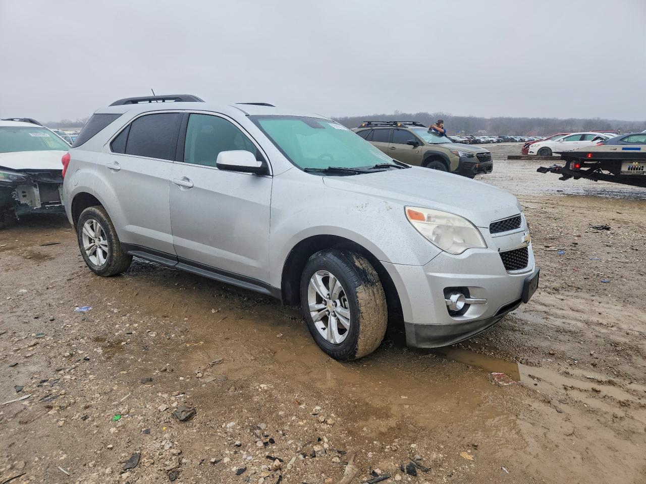 2013 Chevrolet Equinox Lt Silver vin: 2GNALPEK3D6281195