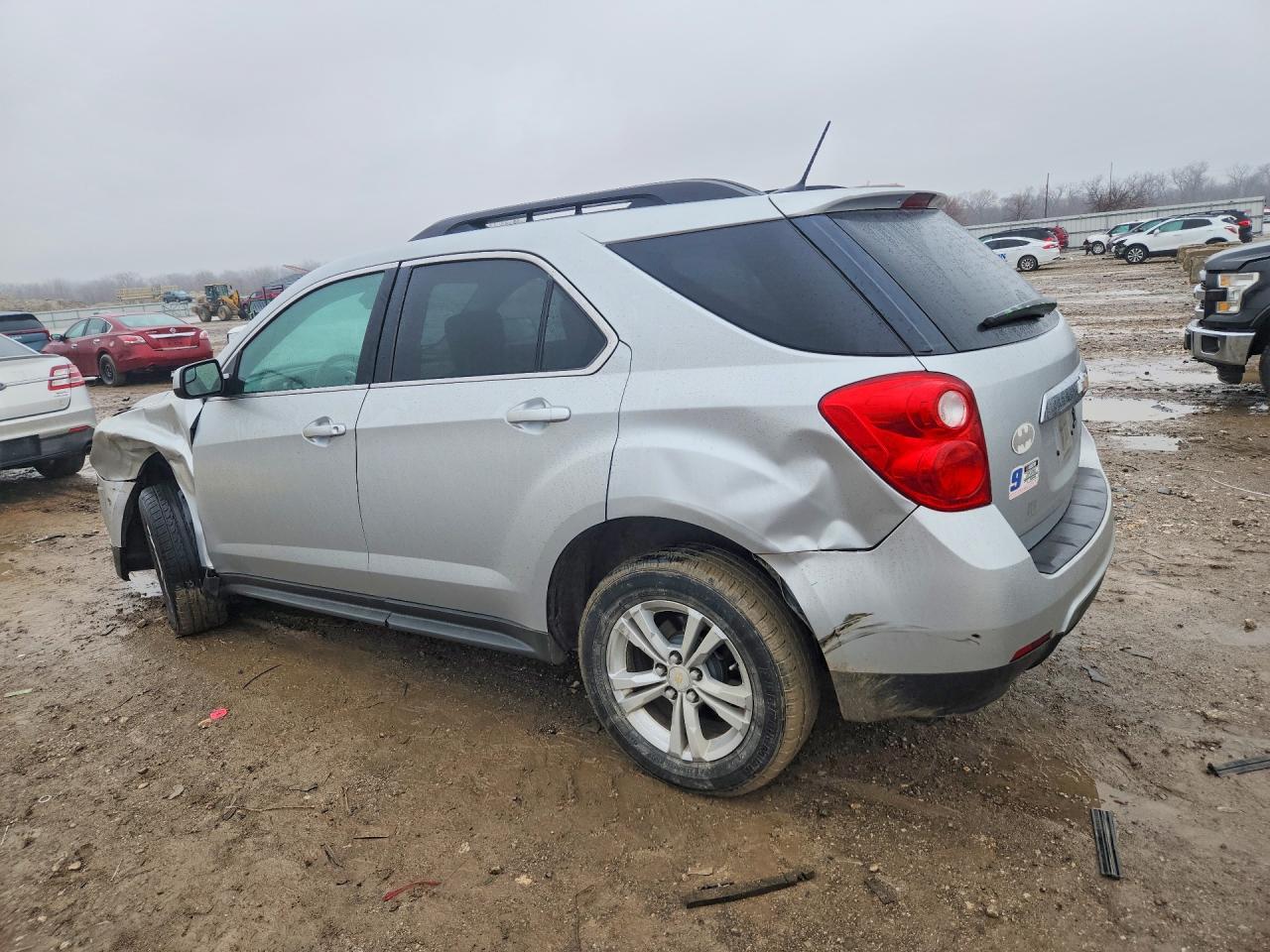 2013 Chevrolet Equinox Lt Silver vin: 2GNALPEK3D6281195