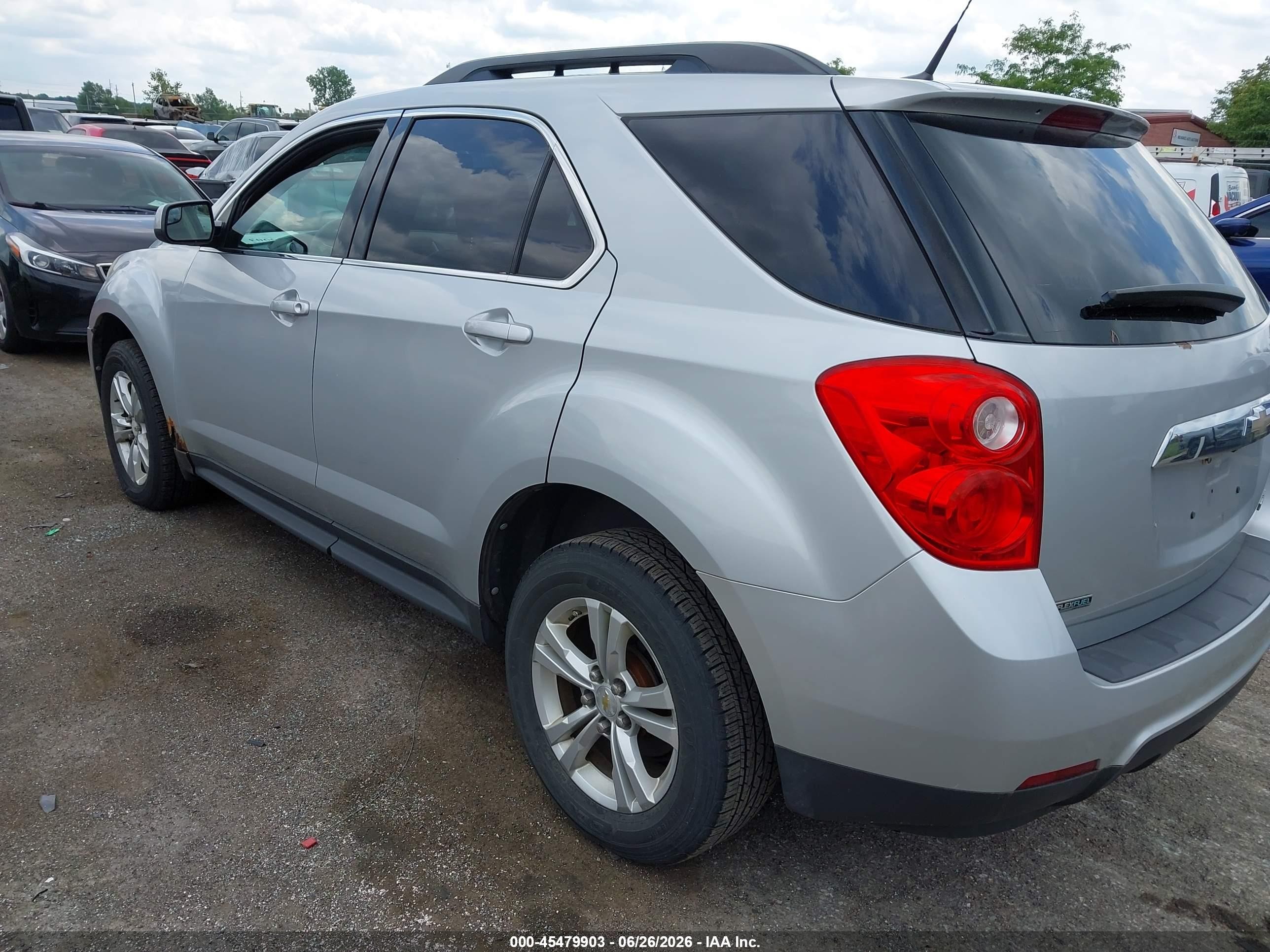 2012 Chevrolet Equinox Lt W/2lt Silver vin: 2GNALPEK4C6110163
