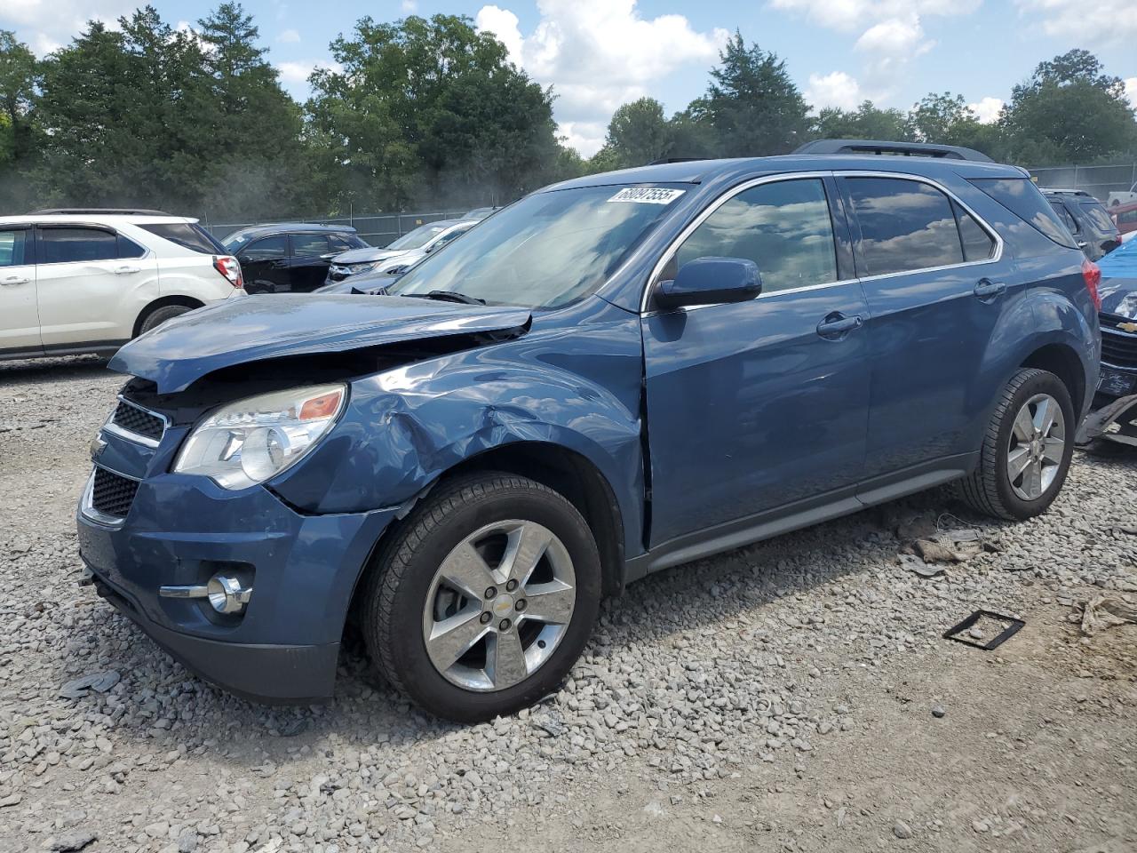 2012 Chev Equinox Lt Blue vin: 2GNALPEK4C6272701