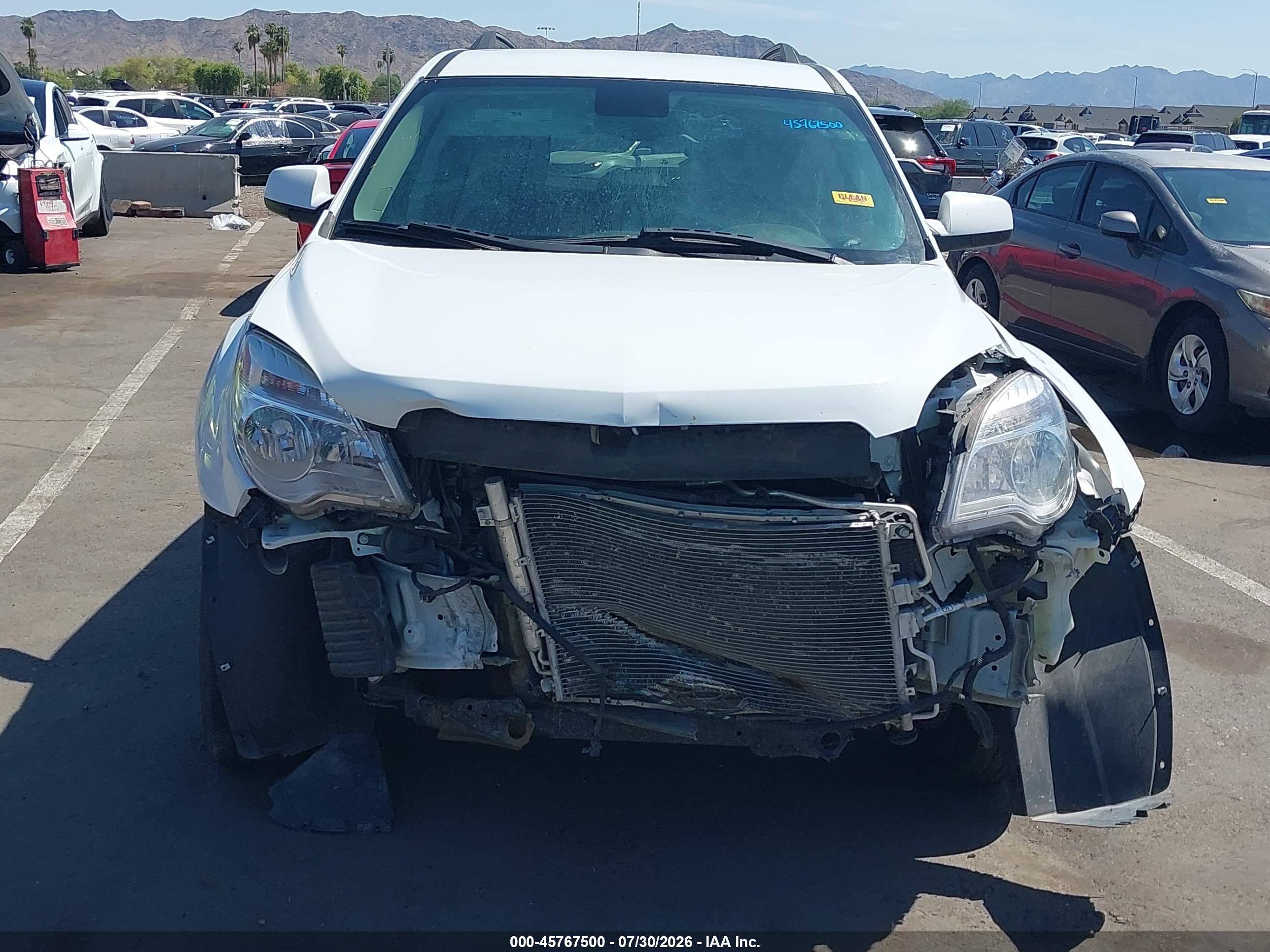 2012 Chevrolet Equinox Lt W/2lt White vin: 2GNALPEK4C6296920