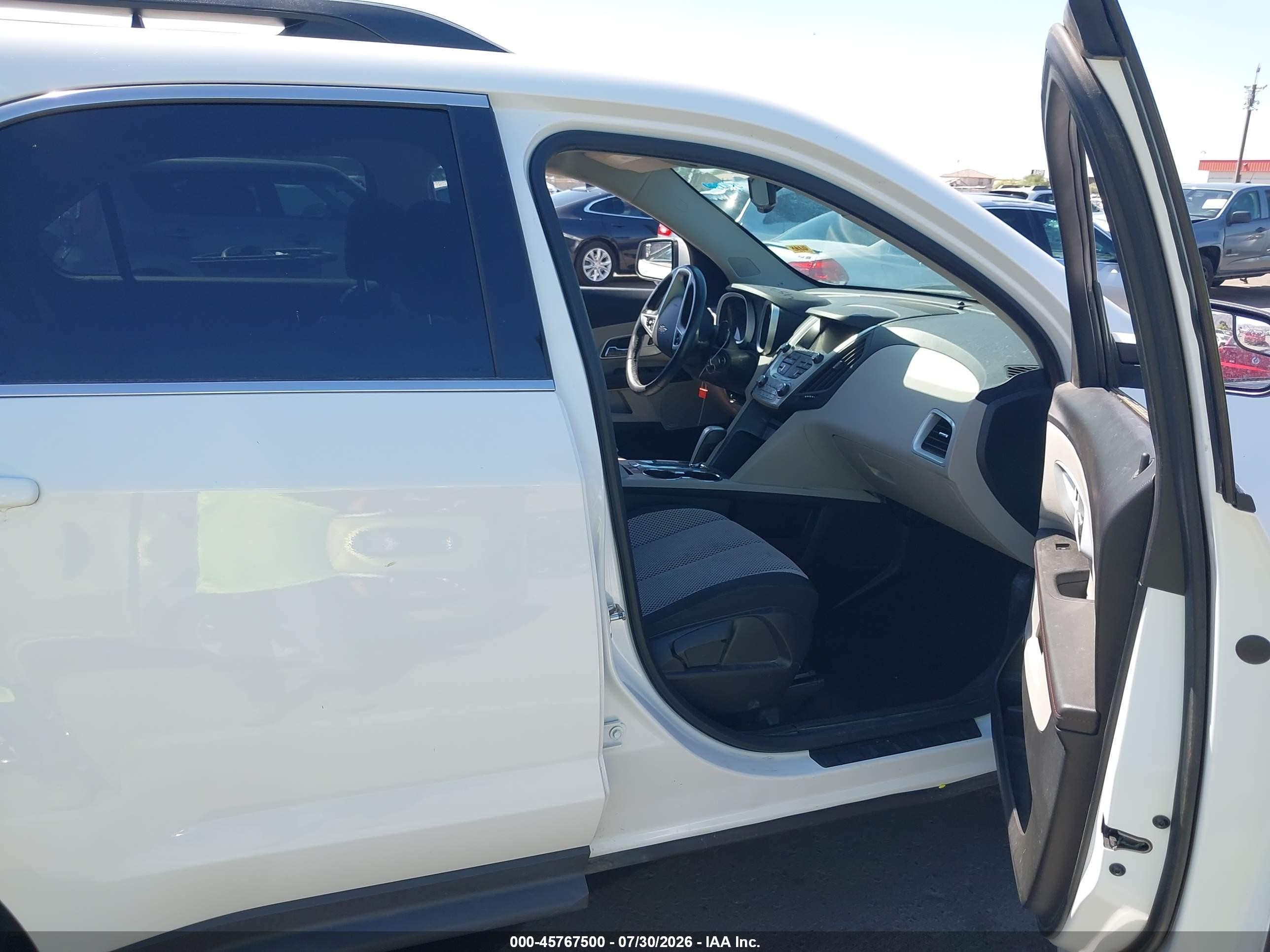 2012 Chevrolet Equinox Lt W/2lt White vin: 2GNALPEK4C6296920