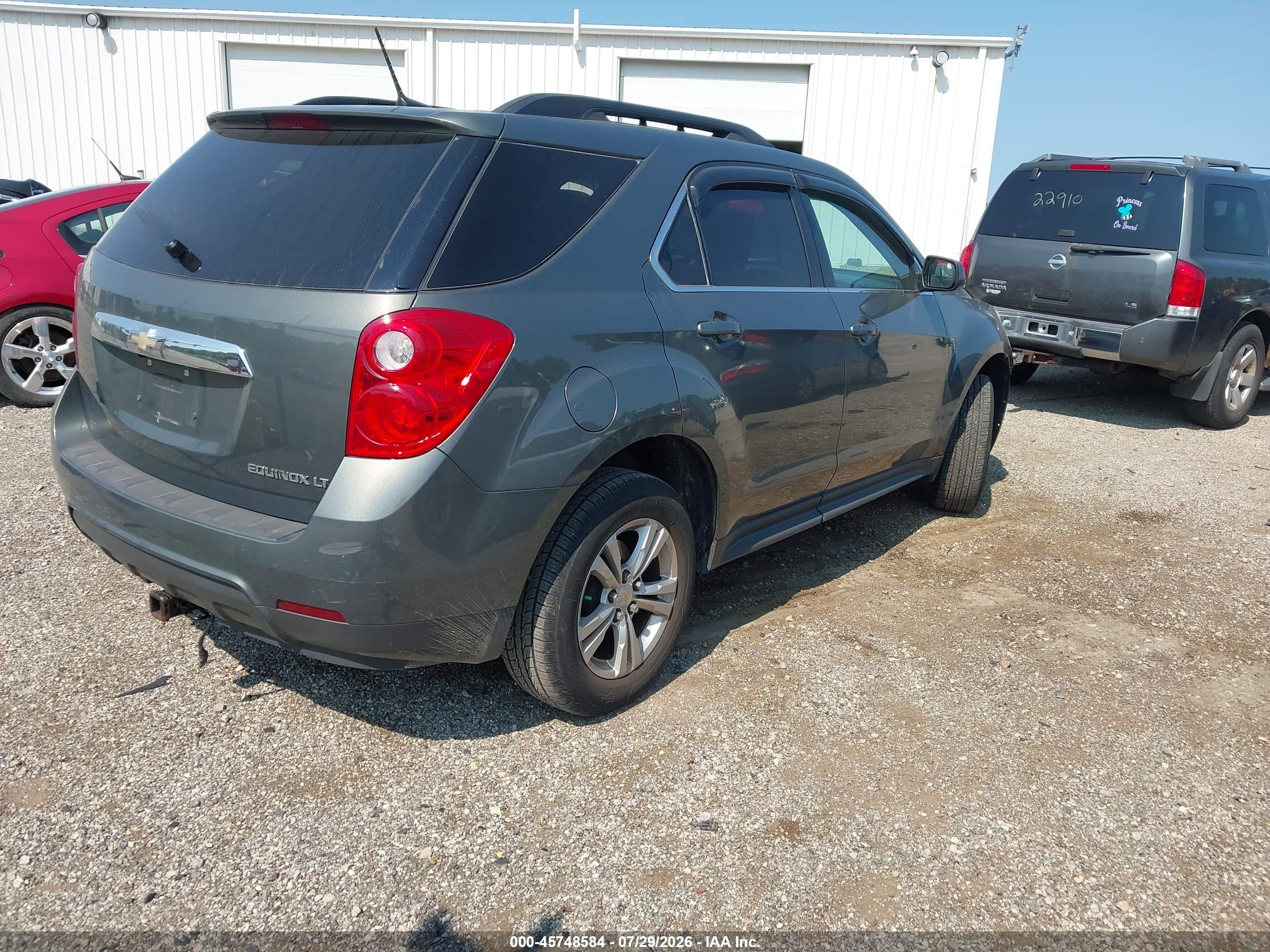 2013 Chevrolet Equinox Lt Gray vin: 2GNALPEK4D6203587