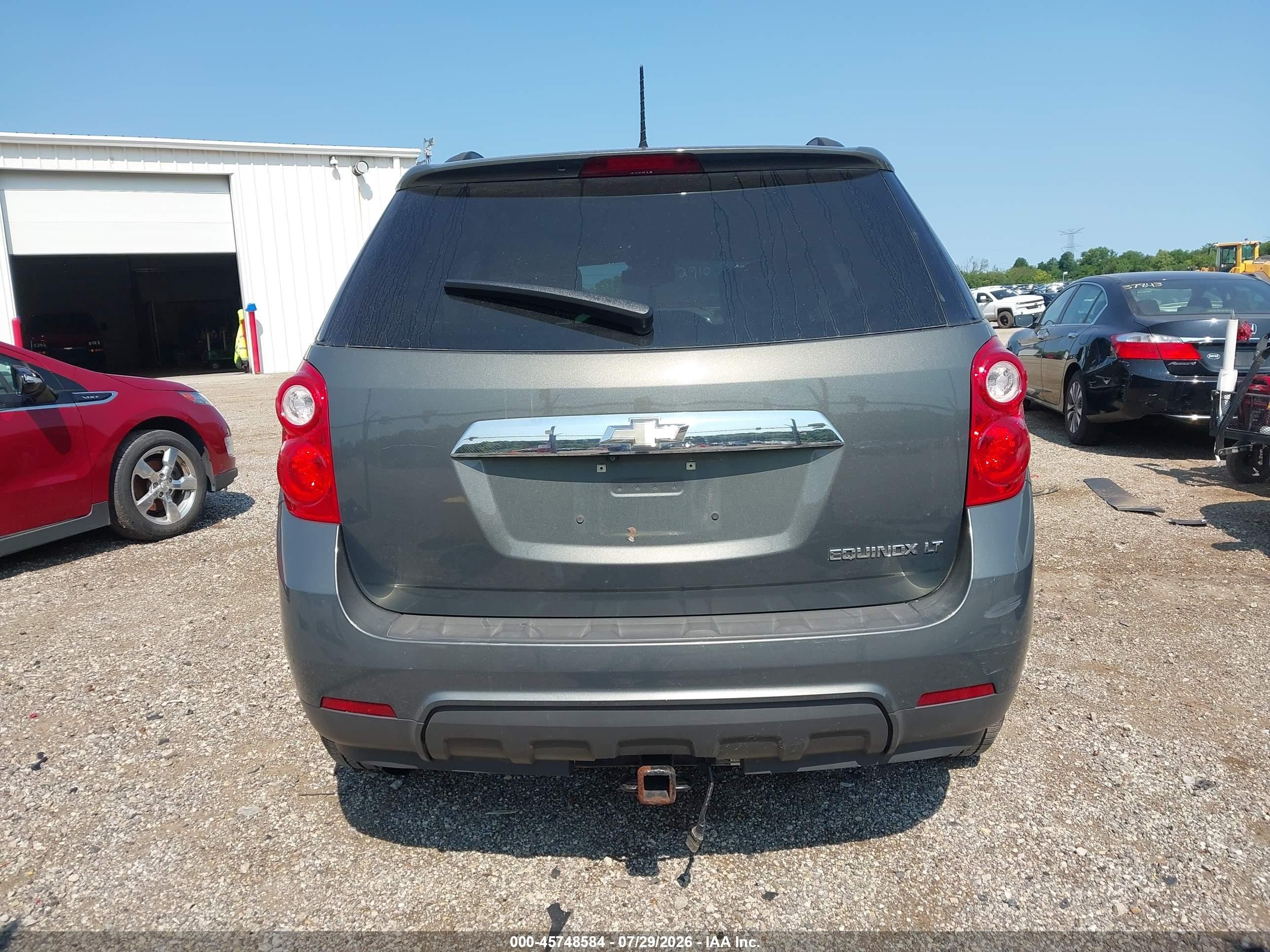 2013 Chevrolet Equinox Lt Gray vin: 2GNALPEK4D6203587