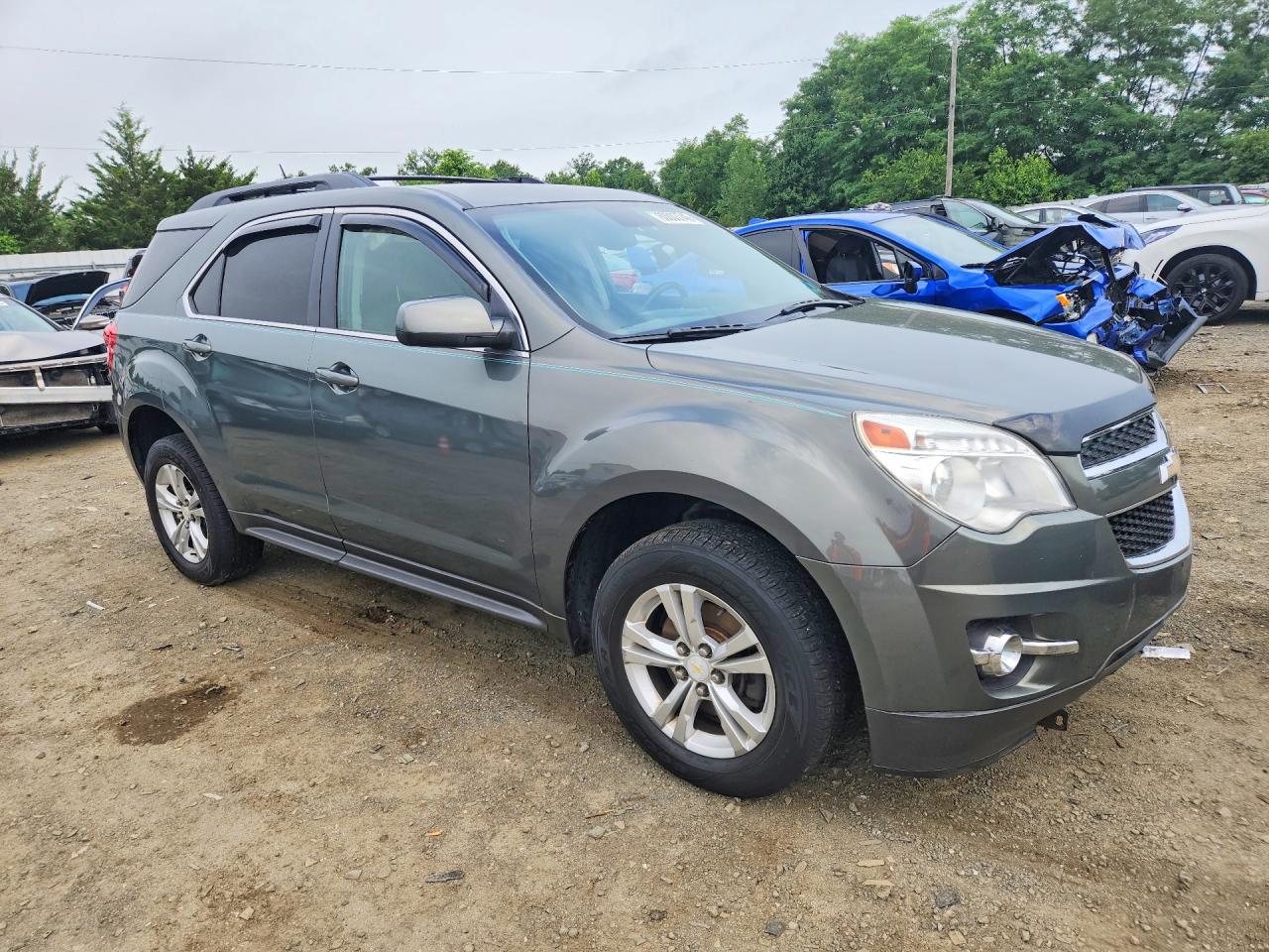 2013 Chevrolet Equinox Lt Gray vin: 2GNALPEK4D6365557