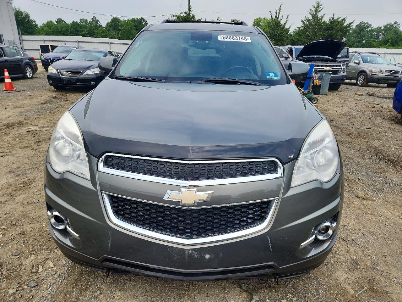 2013 Chevrolet Equinox Lt Gray vin: 2GNALPEK4D6365557