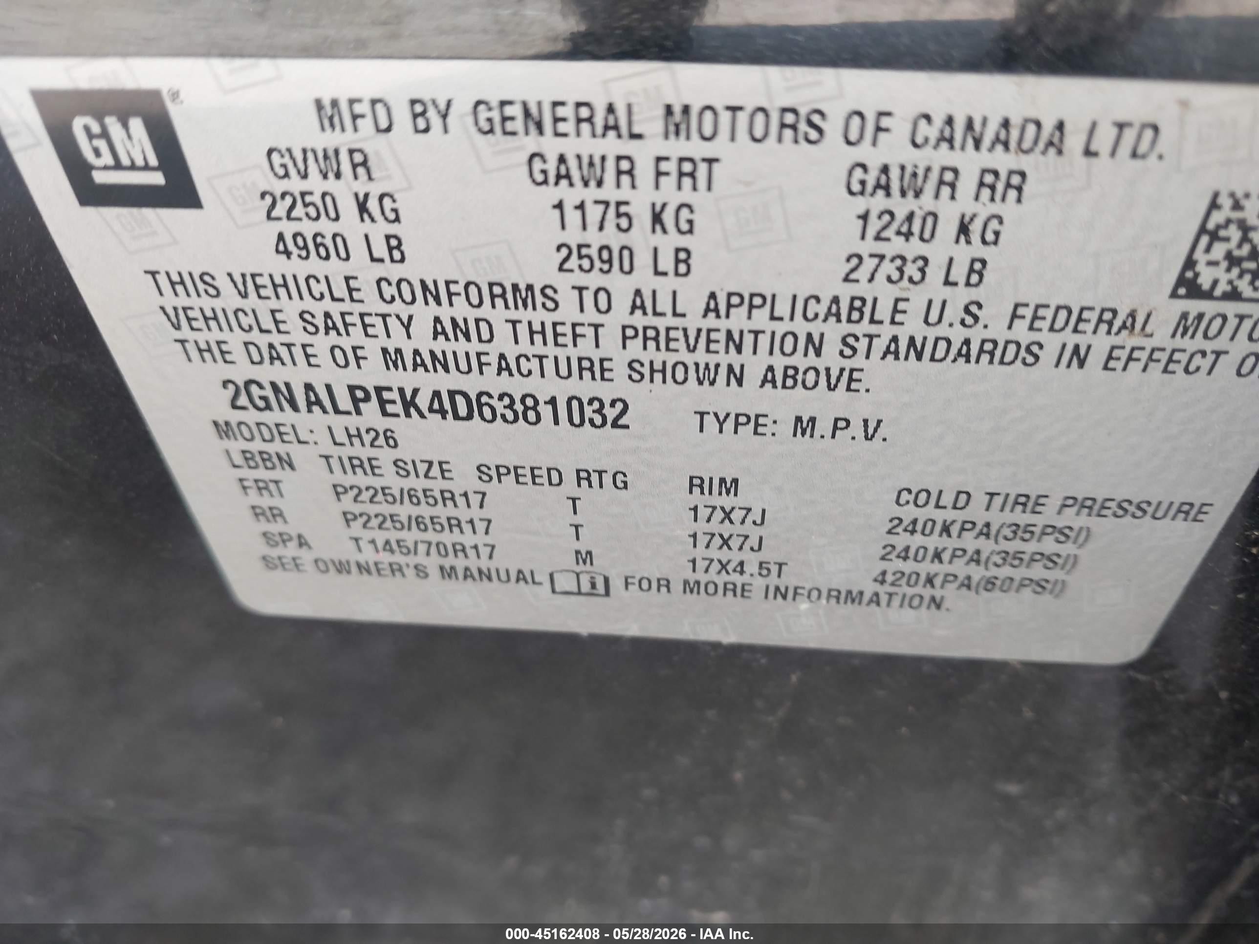 2013 Chevrolet Equinox 2lt Gray vin: 2GNALPEK4D6381032