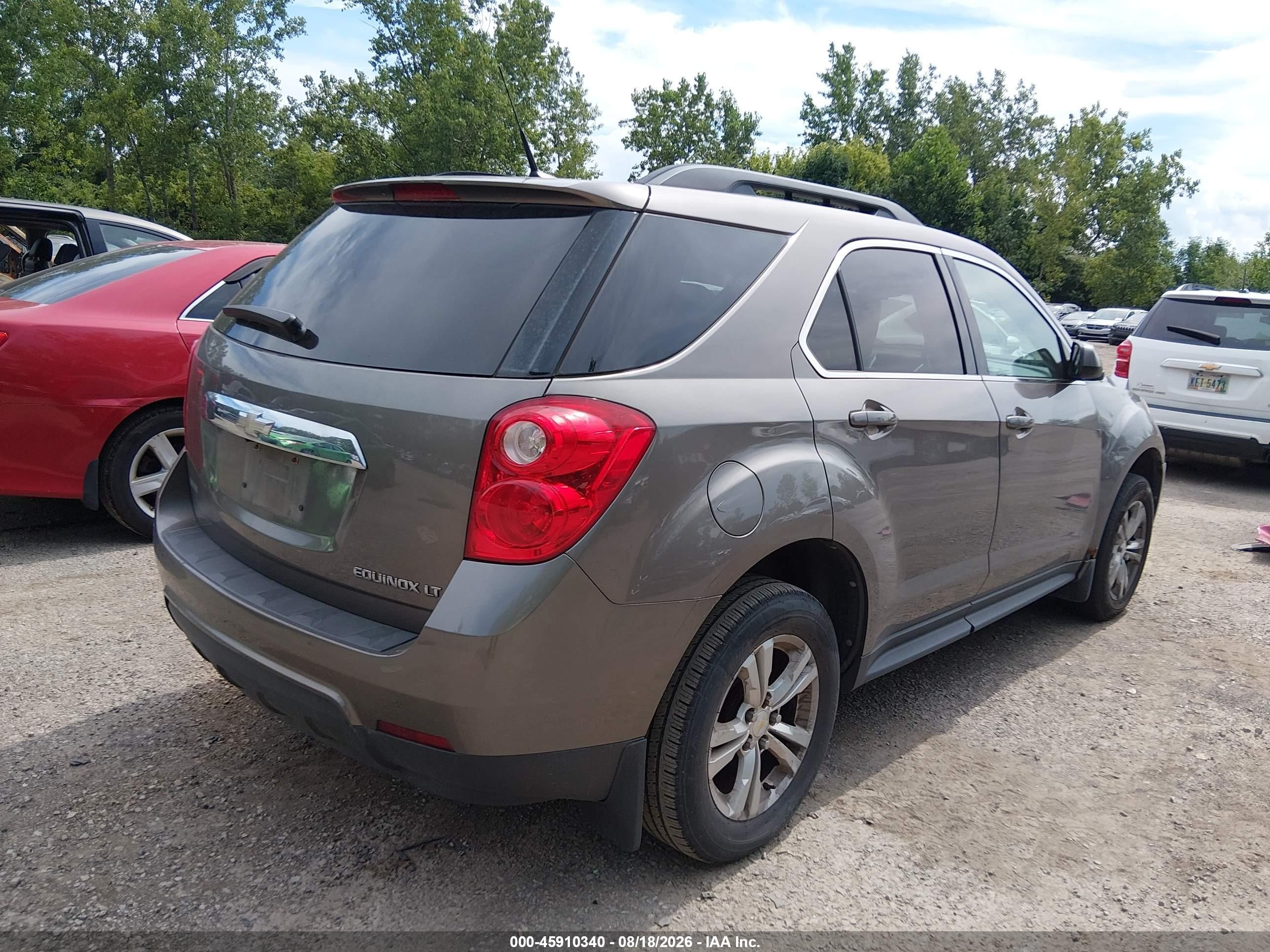 2012 Chevrolet Equinox Lt W/2lt Желто-коричневый vin: 2GNALPEK5C6165561