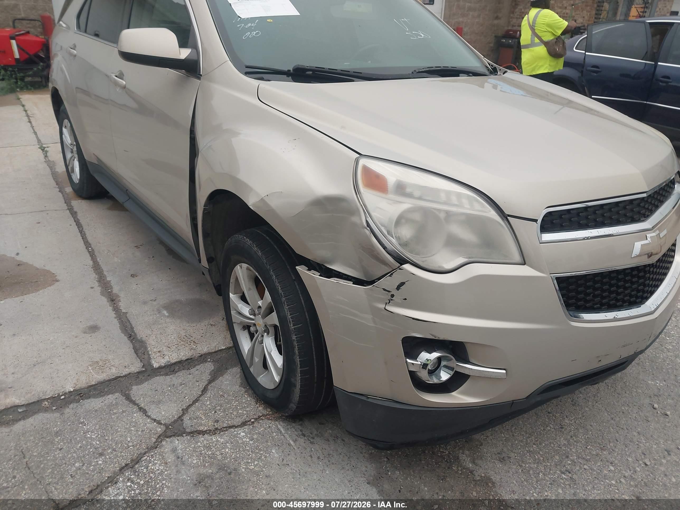 2012 Chevrolet Equinox 2lt Beige vin: 2GNALPEK5C6356669