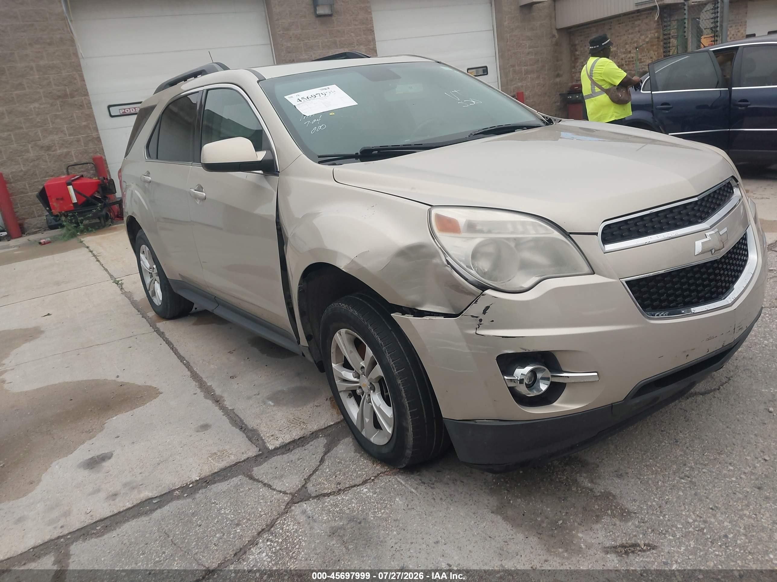 2012 Chevrolet Equinox 2lt Beige vin: 2GNALPEK5C6356669