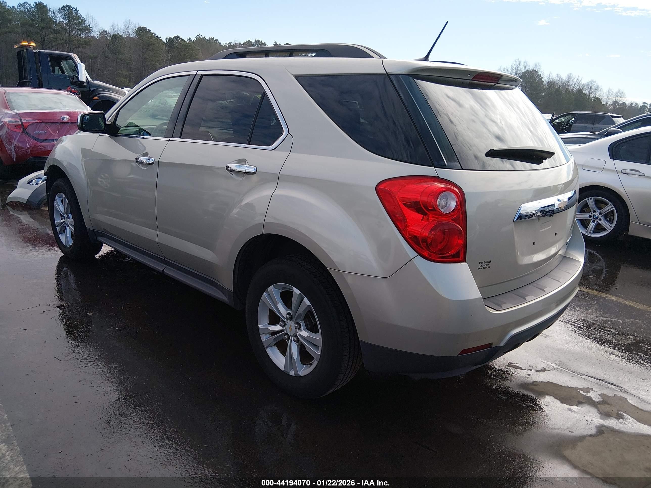 2013 Chevrolet Equinox 2lt Gold vin: 2GNALPEK5D6203517