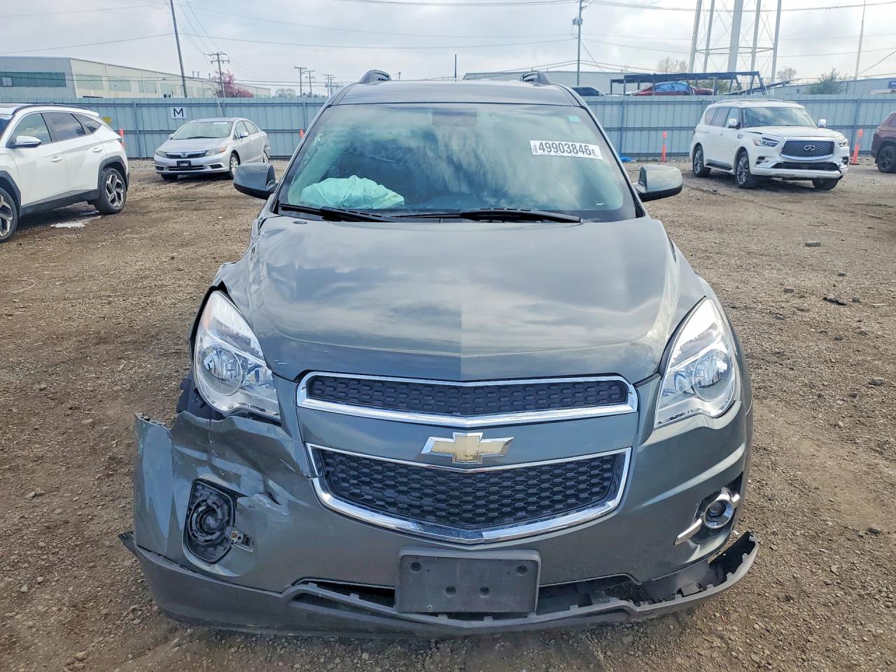 2013 Chevrolet Equinox Lt Gray vin: 2GNALPEK5D6238221