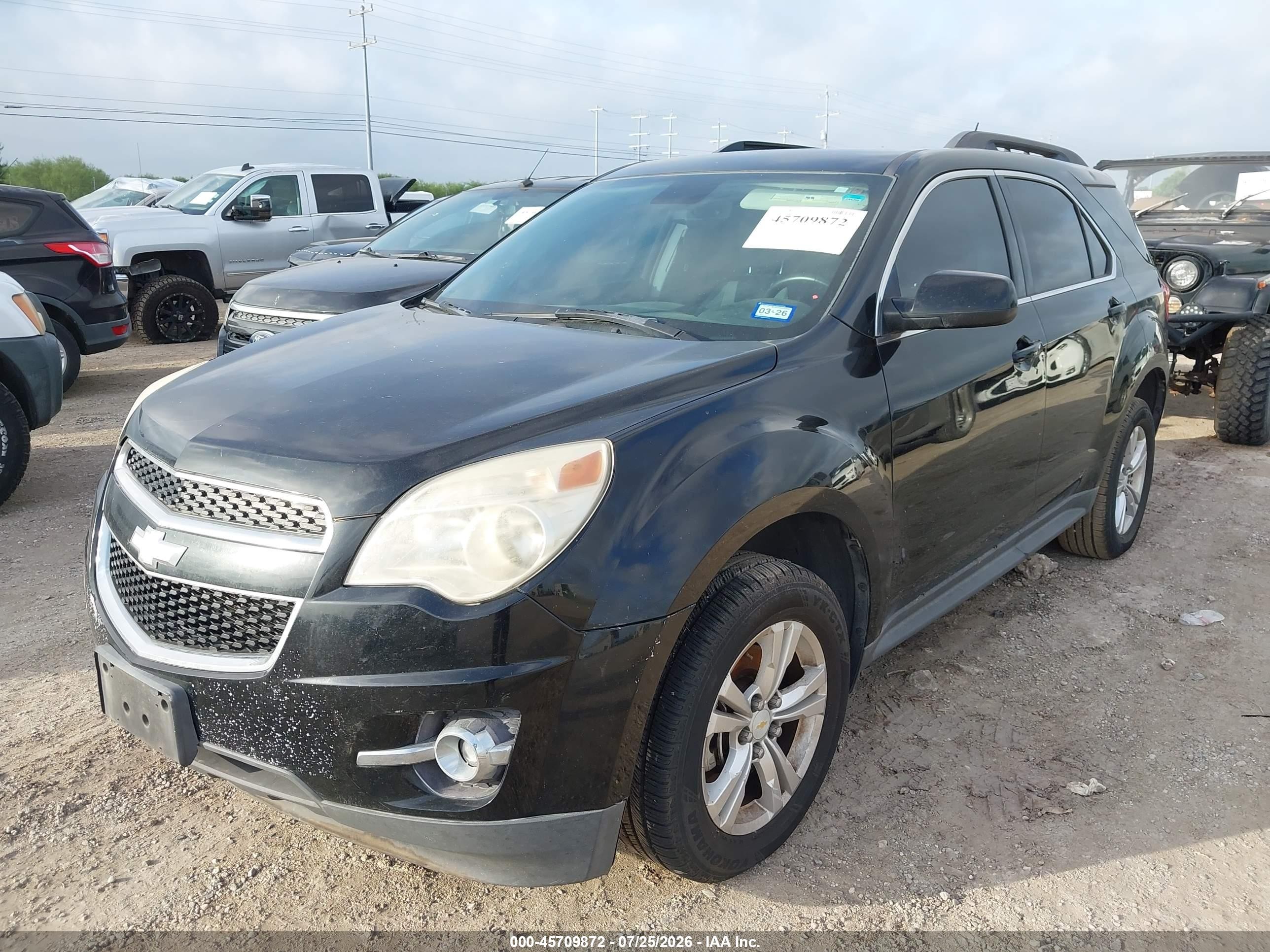 2013 Chevrolet Equinox Lt Black vin: 2GNALPEK5D6271073