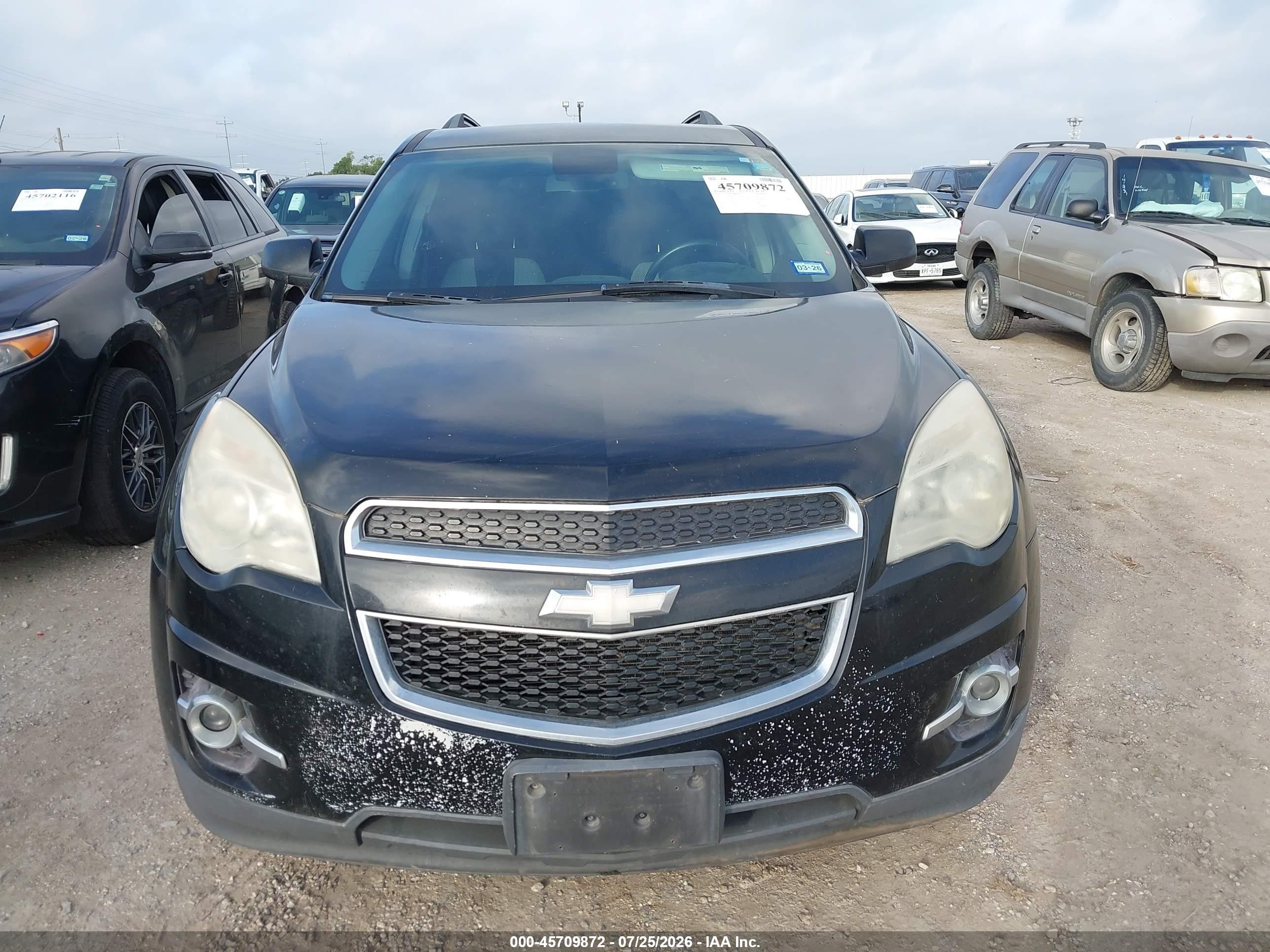 2013 Chevrolet Equinox Lt Black vin: 2GNALPEK5D6271073