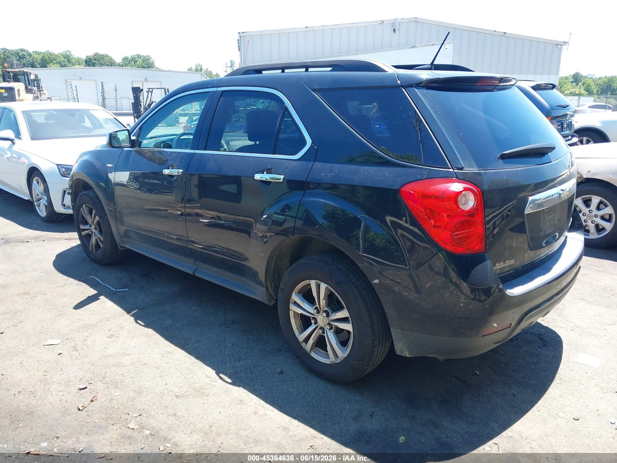 2013 Chevrolet Equinox 2lt Black vin: 2GNALPEK5D6305769