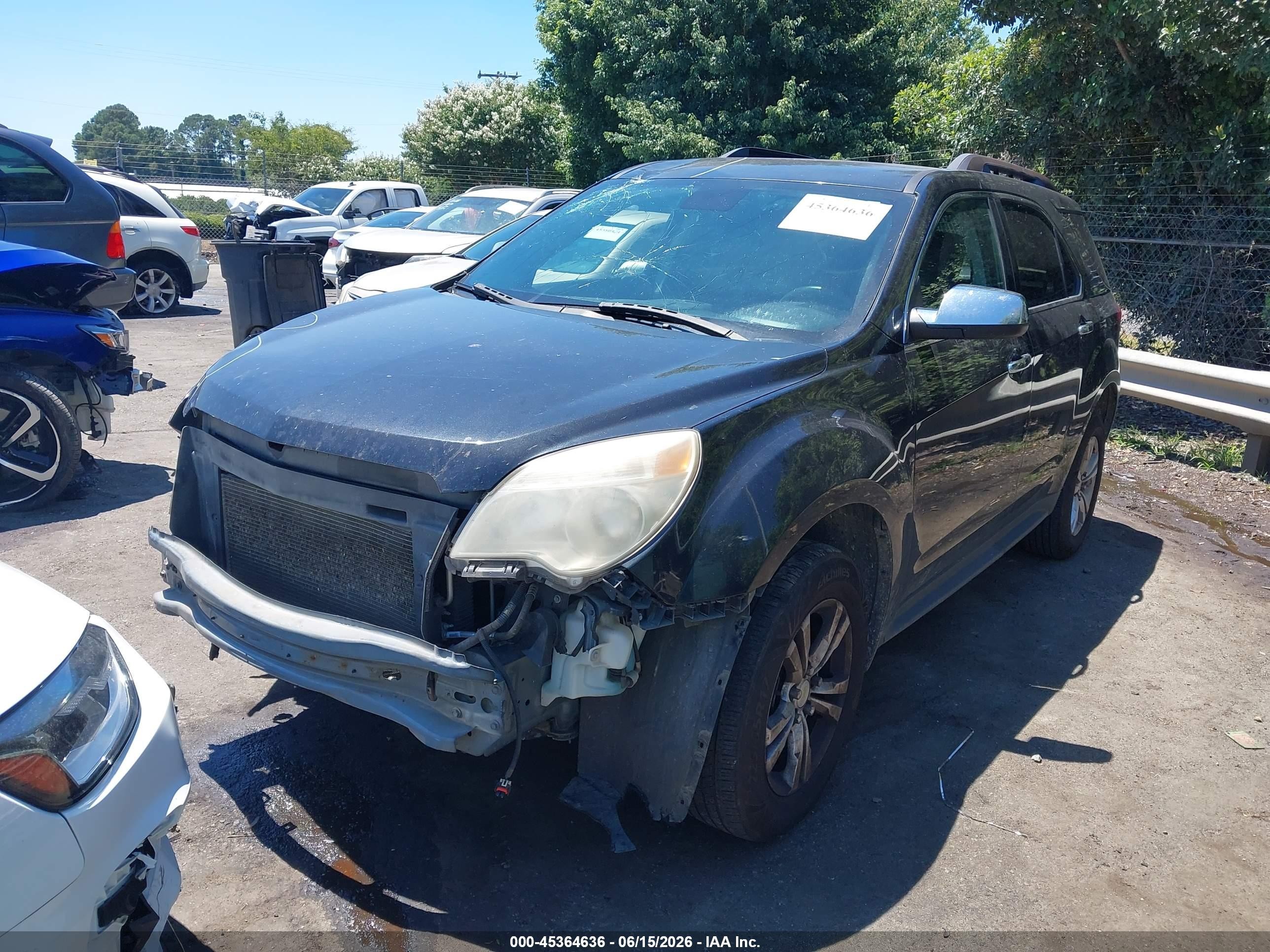 2013 Chevrolet Equinox 2lt Black vin: 2GNALPEK5D6305769