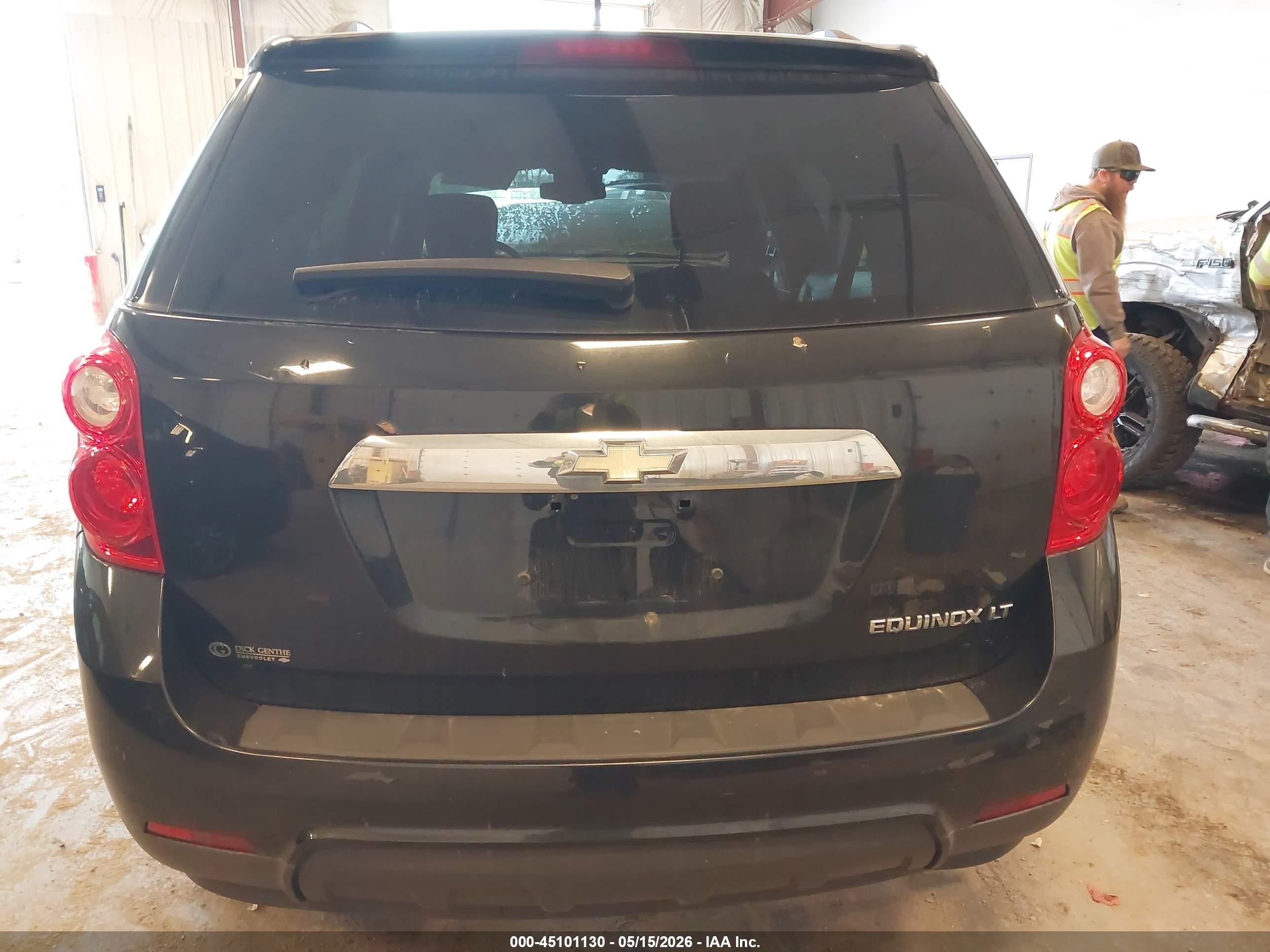 2013 Chevrolet Equinox 2lt Black vin: 2GNALPEK5D6319798