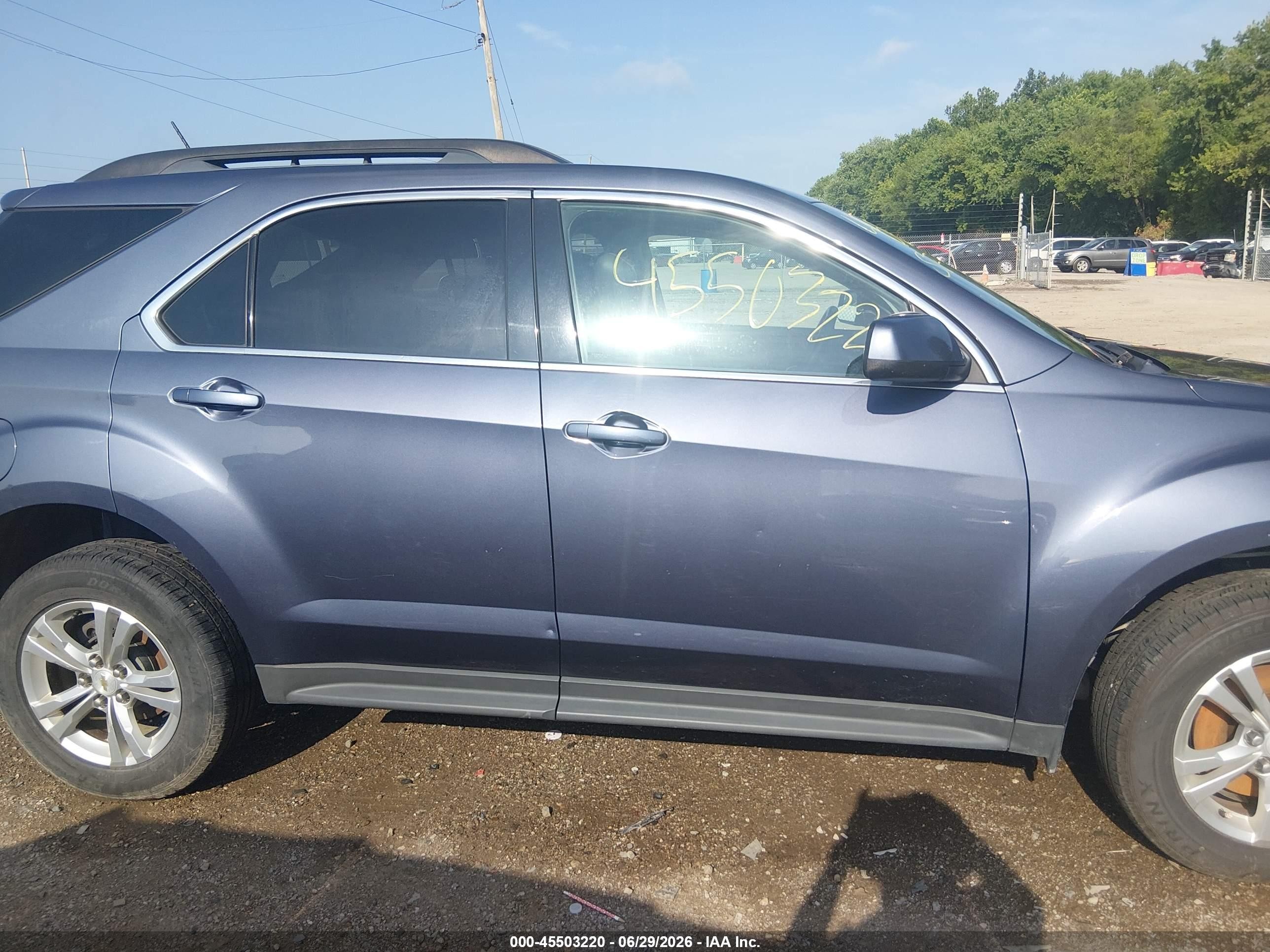 2013 Chevrolet Equinox 2lt Серый vin: 2GNALPEK5D6334673