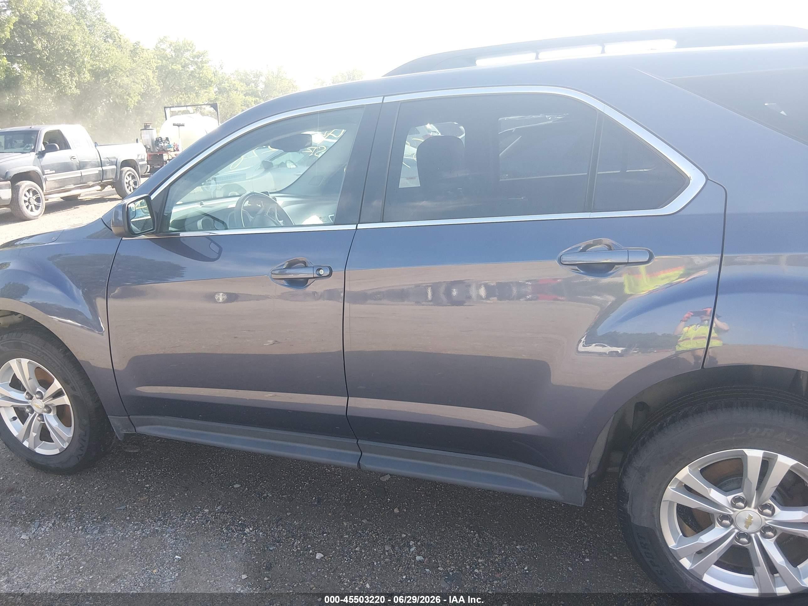 2013 Chevrolet Equinox 2lt Серый vin: 2GNALPEK5D6334673