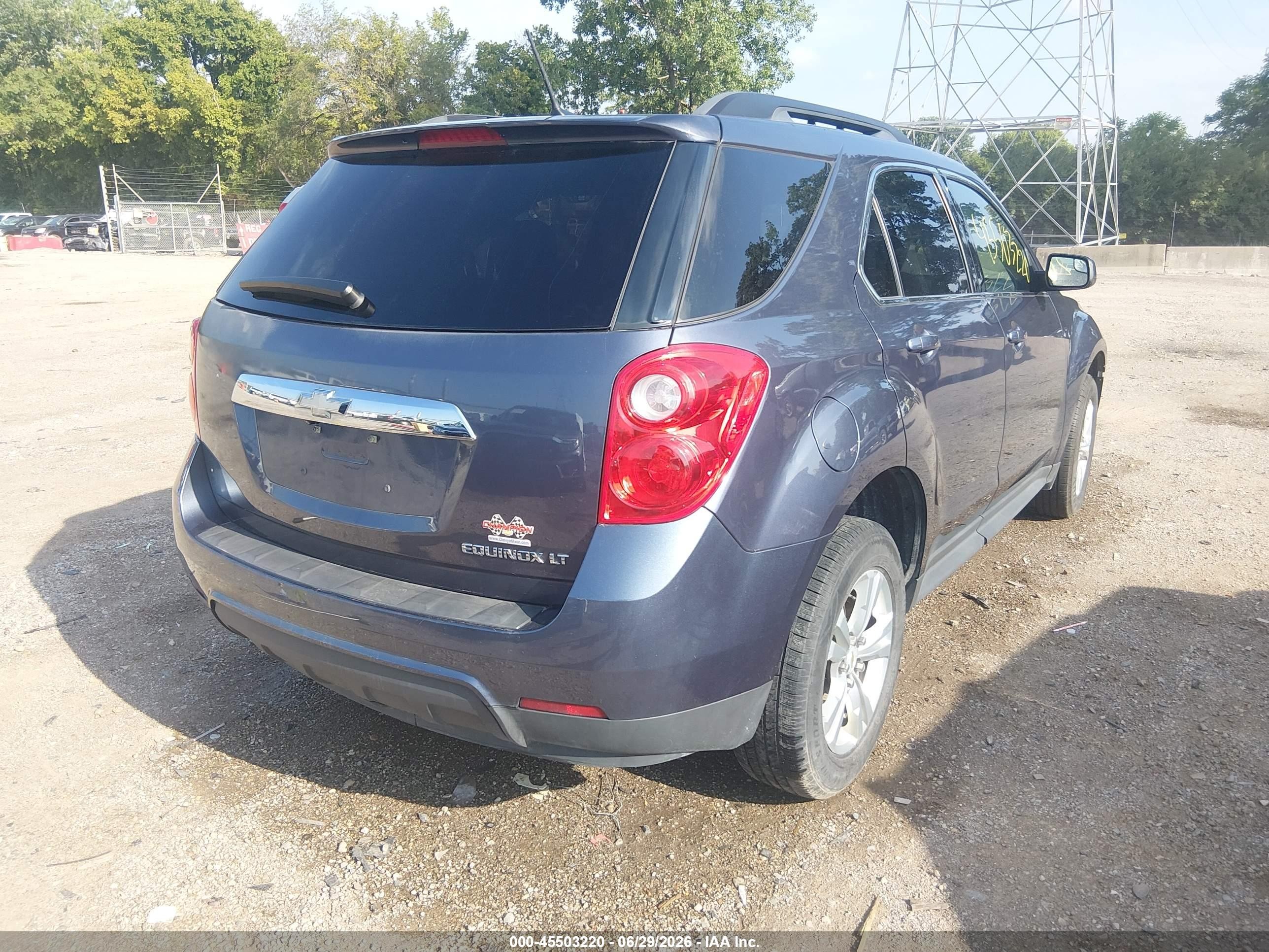 2013 Chevrolet Equinox 2lt Серый vin: 2GNALPEK5D6334673