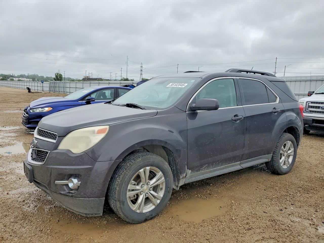 2013 Chevrolet Equinox Lt Gray vin: 2GNALPEK5D6368709