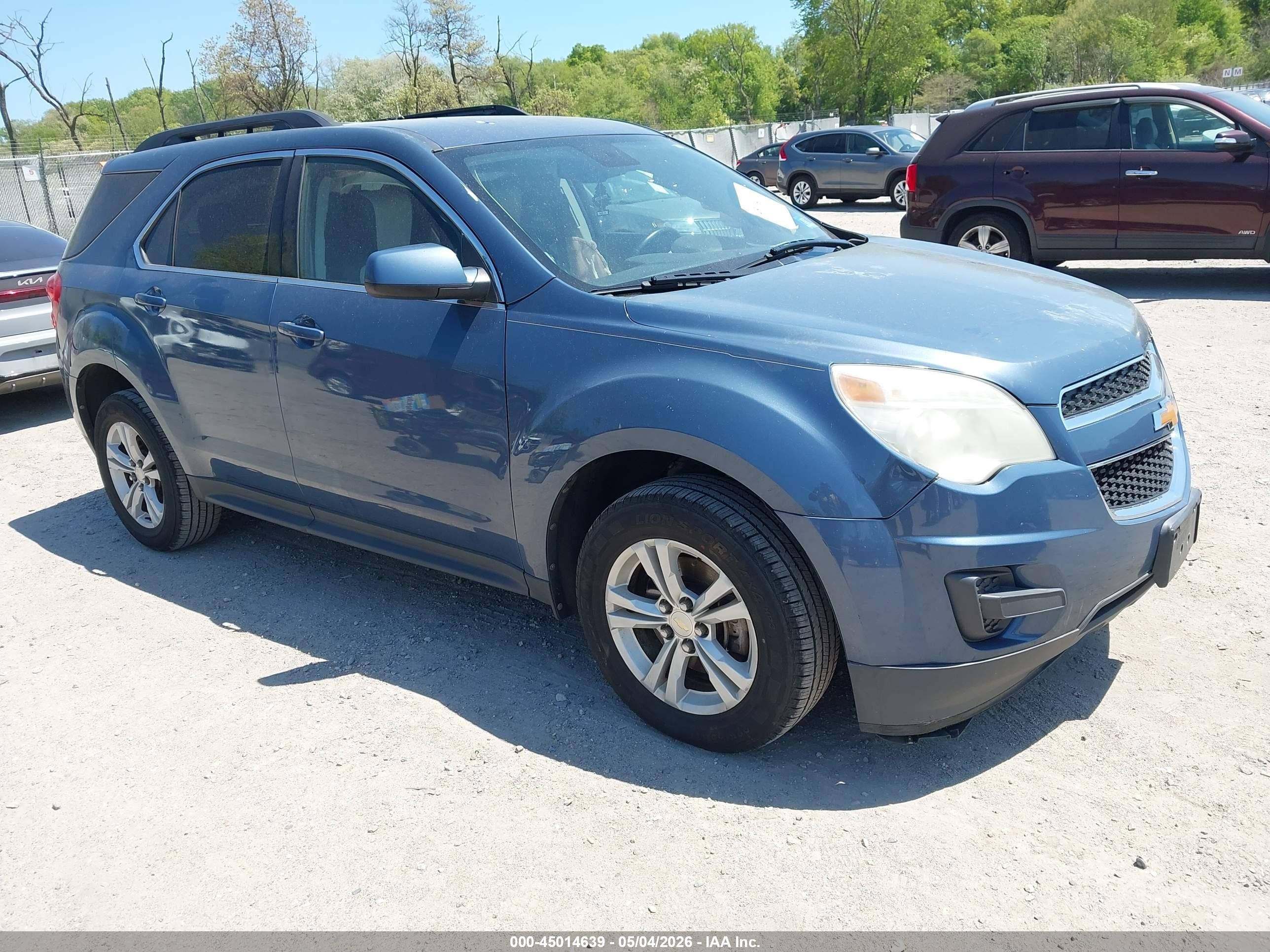 2012 Chevrolet Equinox 2lt Blue vin: 2GNALPEK6C6170283