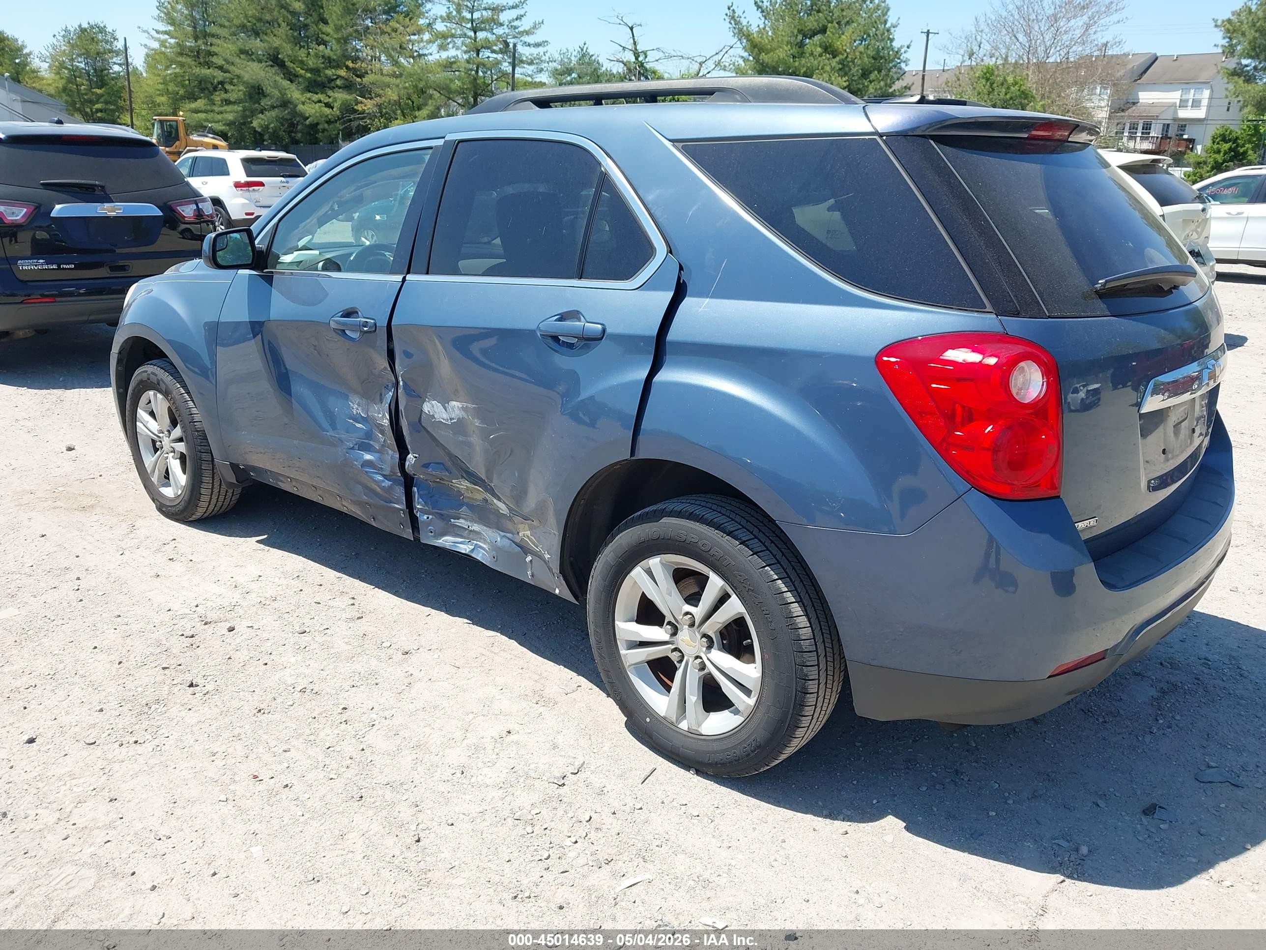 2012 Chevrolet Equinox 2lt Blue vin: 2GNALPEK6C6170283