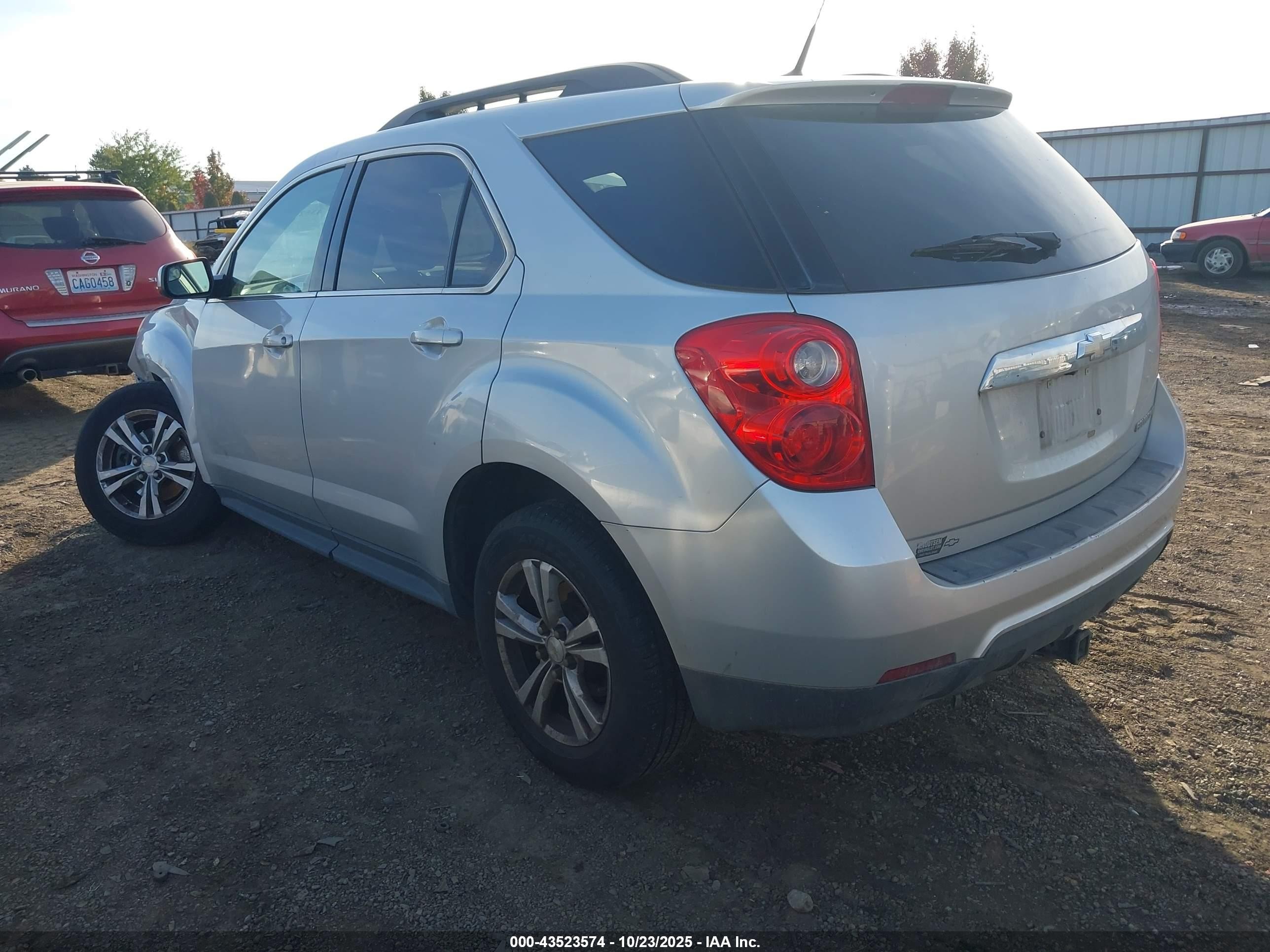 2013 Chevrolet Equinox 2lt Silver vin: 2GNALPEK6D6105287