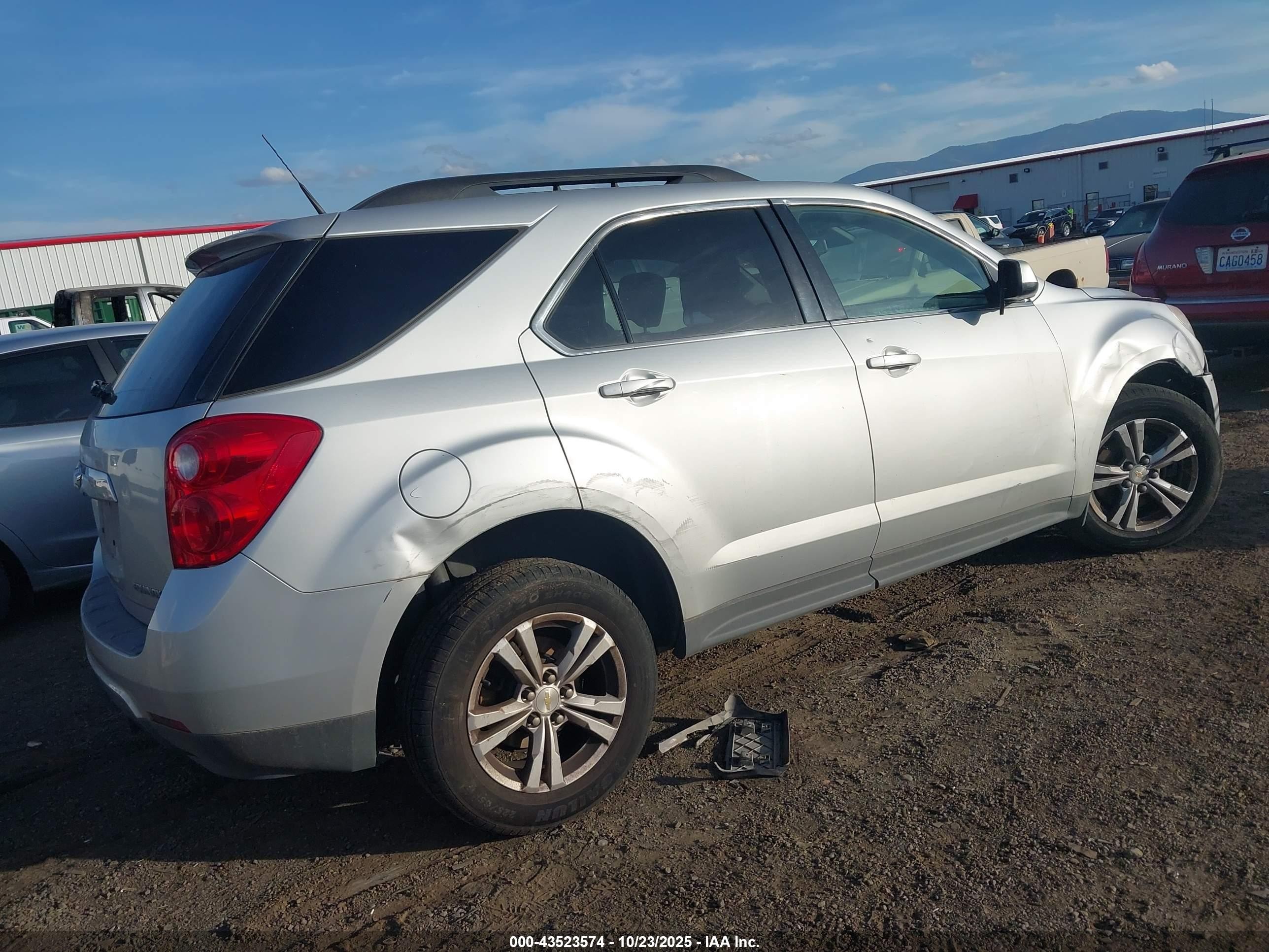 2013 Chevrolet Equinox 2lt Silver vin: 2GNALPEK6D6105287