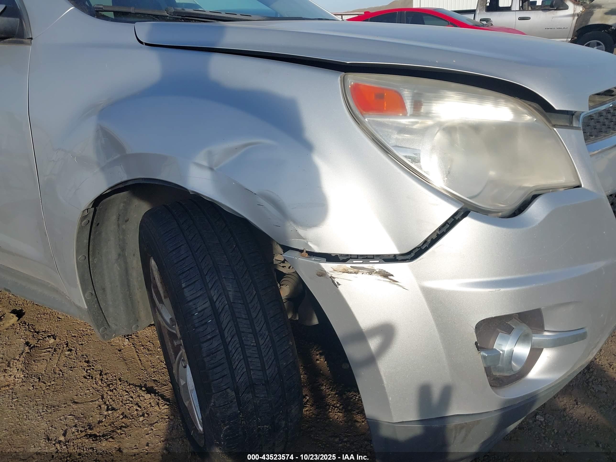2013 Chevrolet Equinox 2lt Silver vin: 2GNALPEK6D6105287
