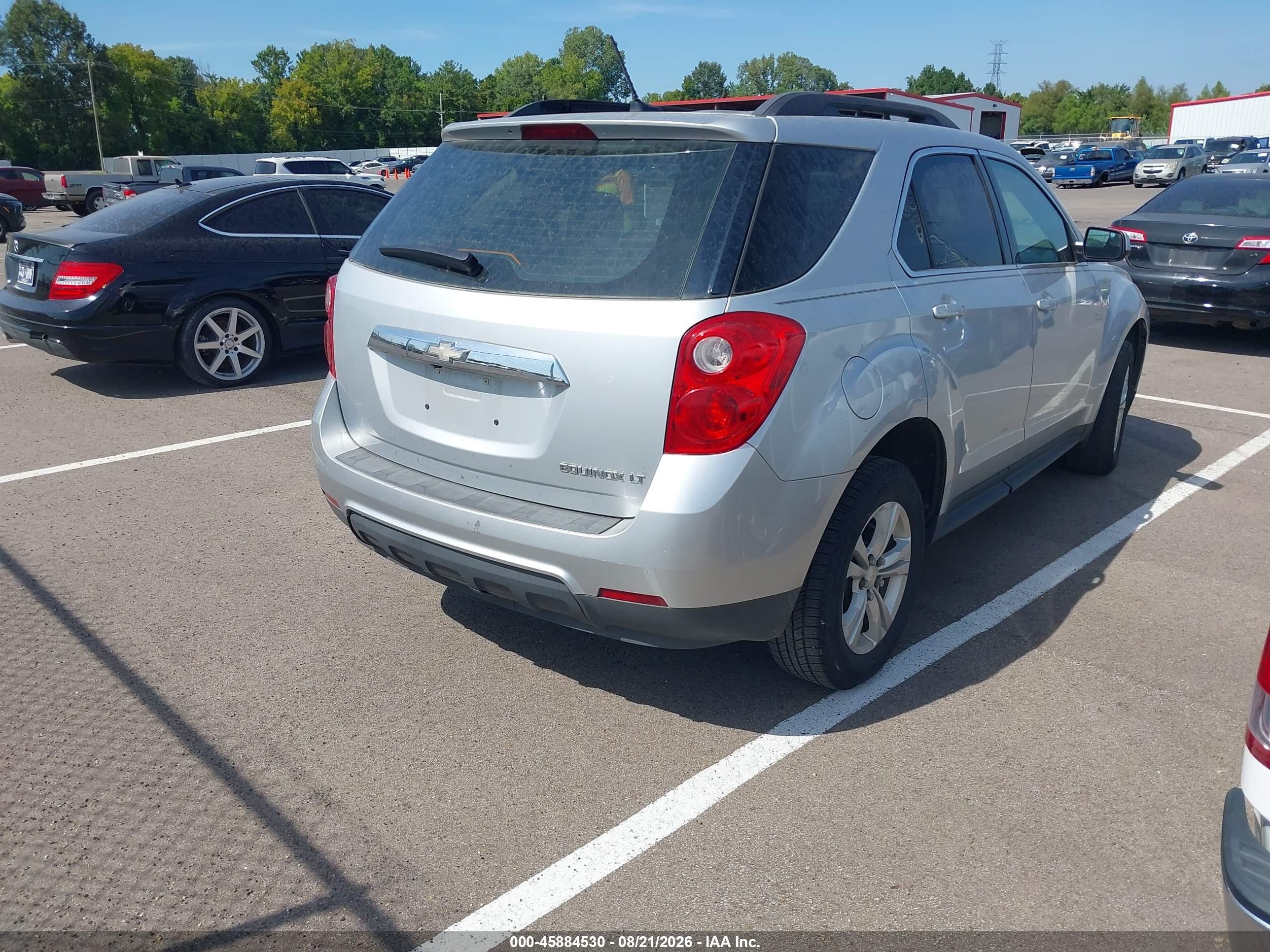 2013 Chevrolet Equinox 2lt Серебряный vin: 2GNALPEK6D6143120