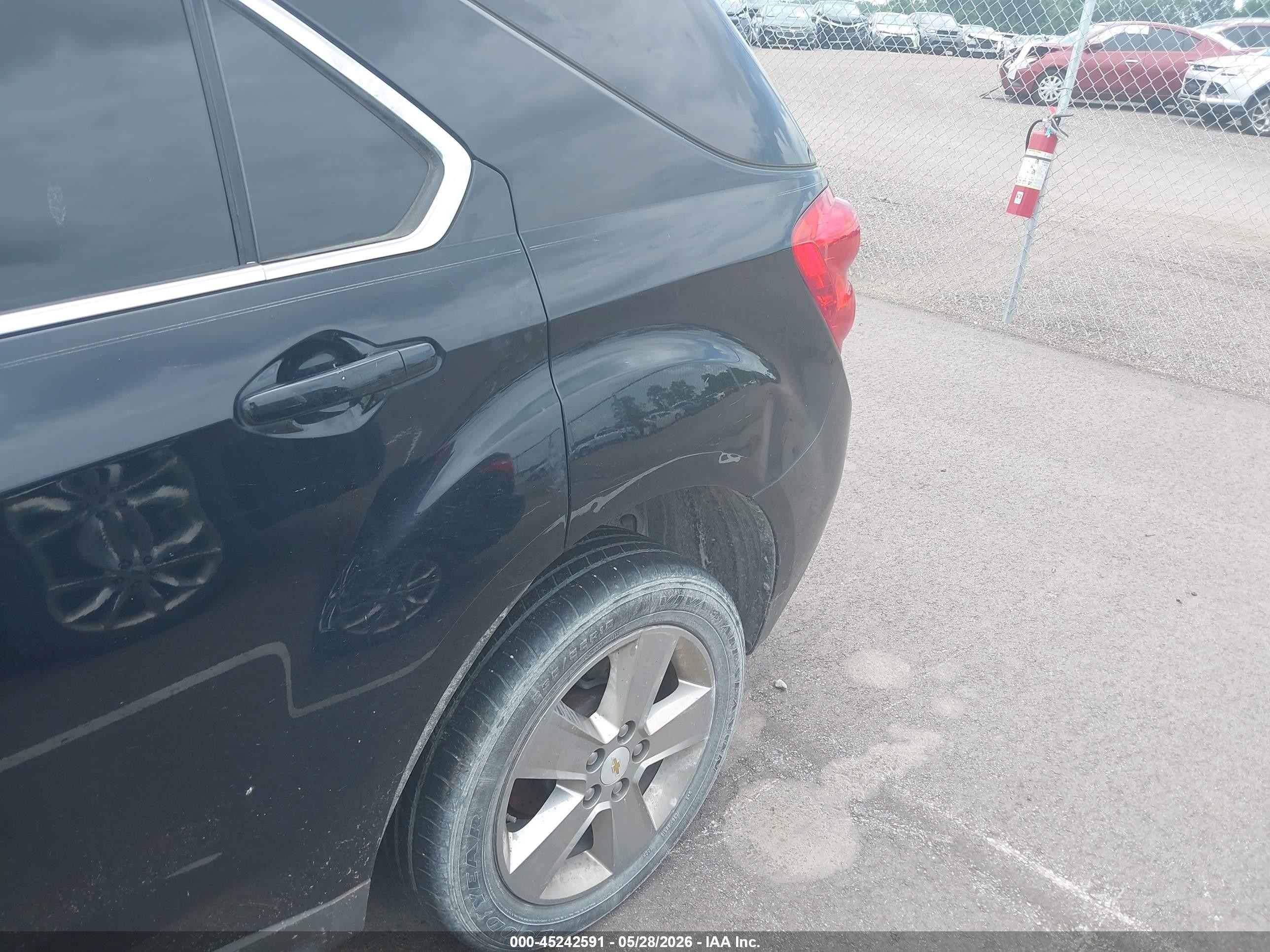 2013 Chevrolet Equinox 2lt Black vin: 2GNALPEK6D6190275