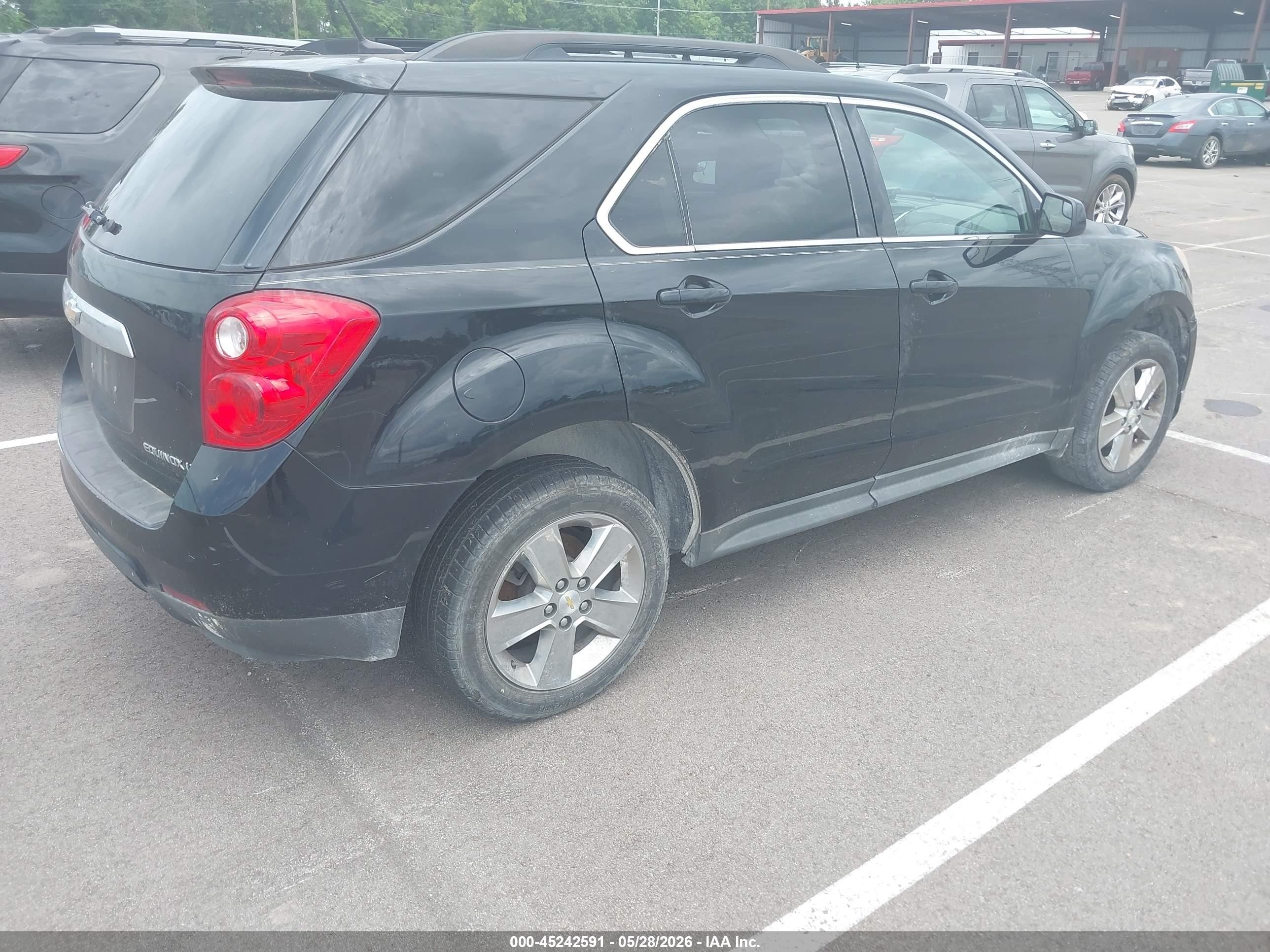 2013 Chevrolet Equinox 2lt Black vin: 2GNALPEK6D6190275