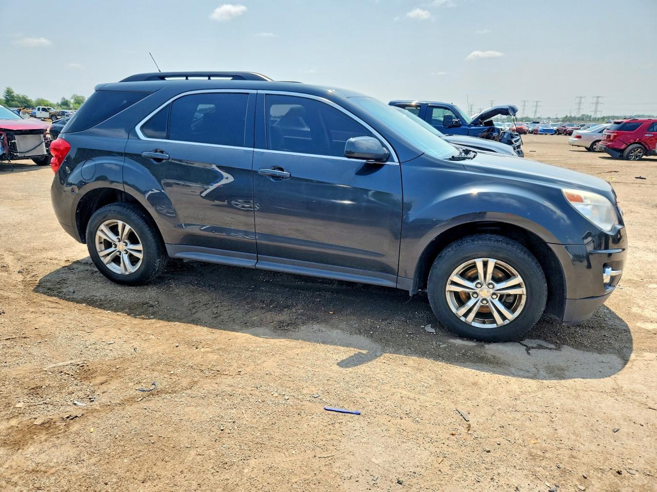 2012 Chevrolet Equinox Lt Угольный vin: 2GNALPEK7C1216250