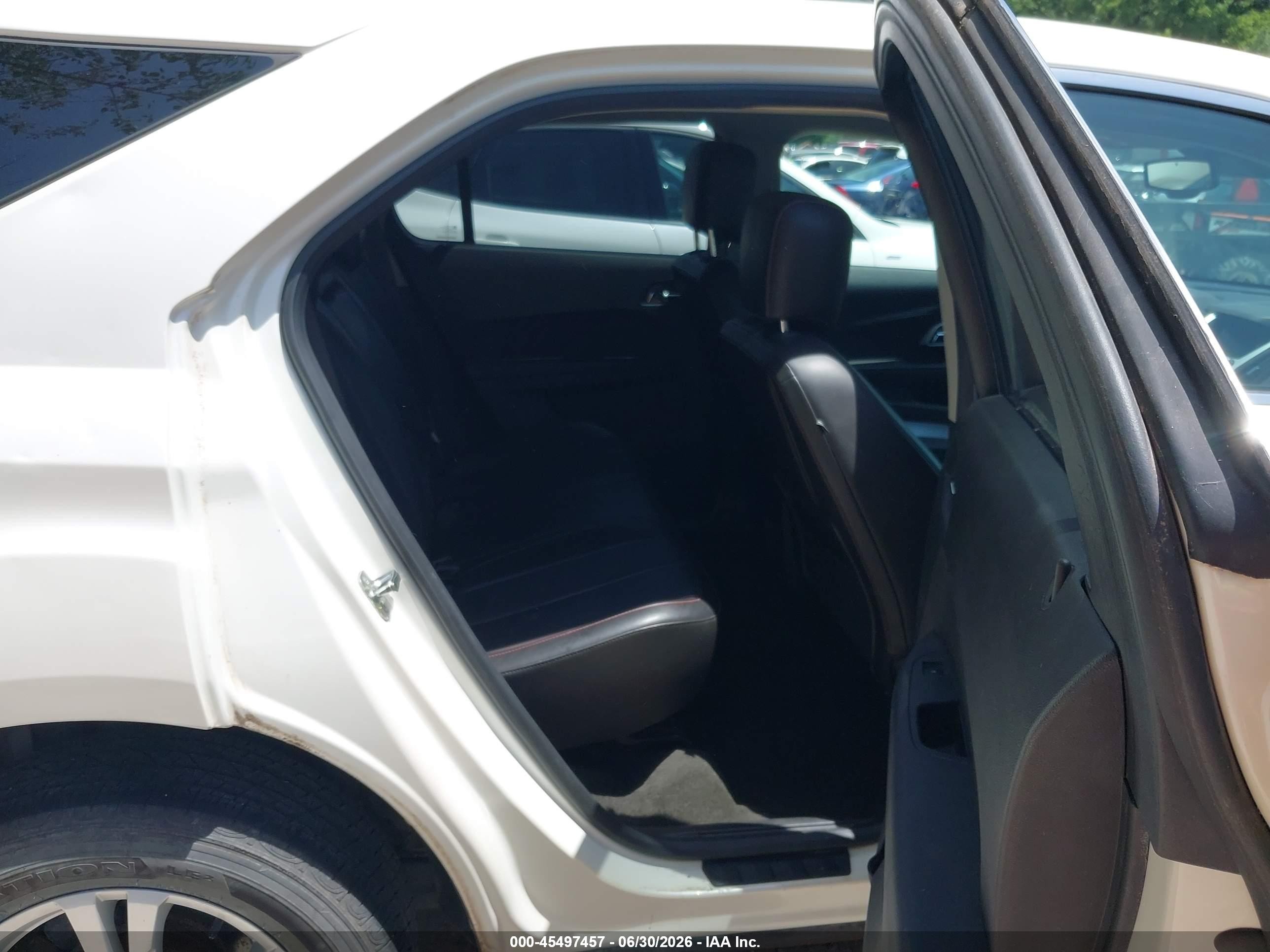 2012 Chevrolet Equinox Lt W/2lt White vin: 2GNALPEK7C1230777