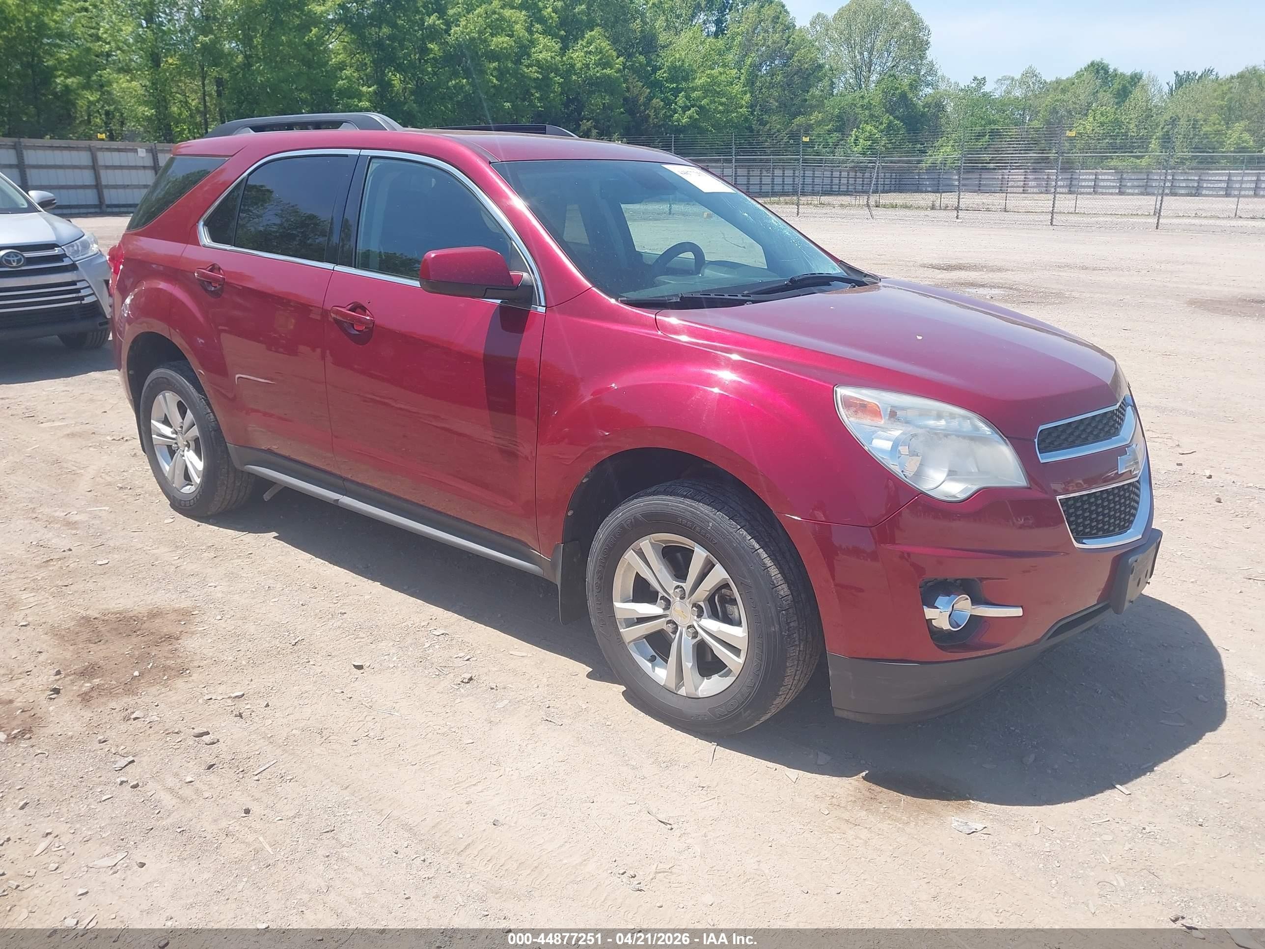 2012 Chevrolet Equinox 2lt Red vin: 2GNALPEK7C6240731