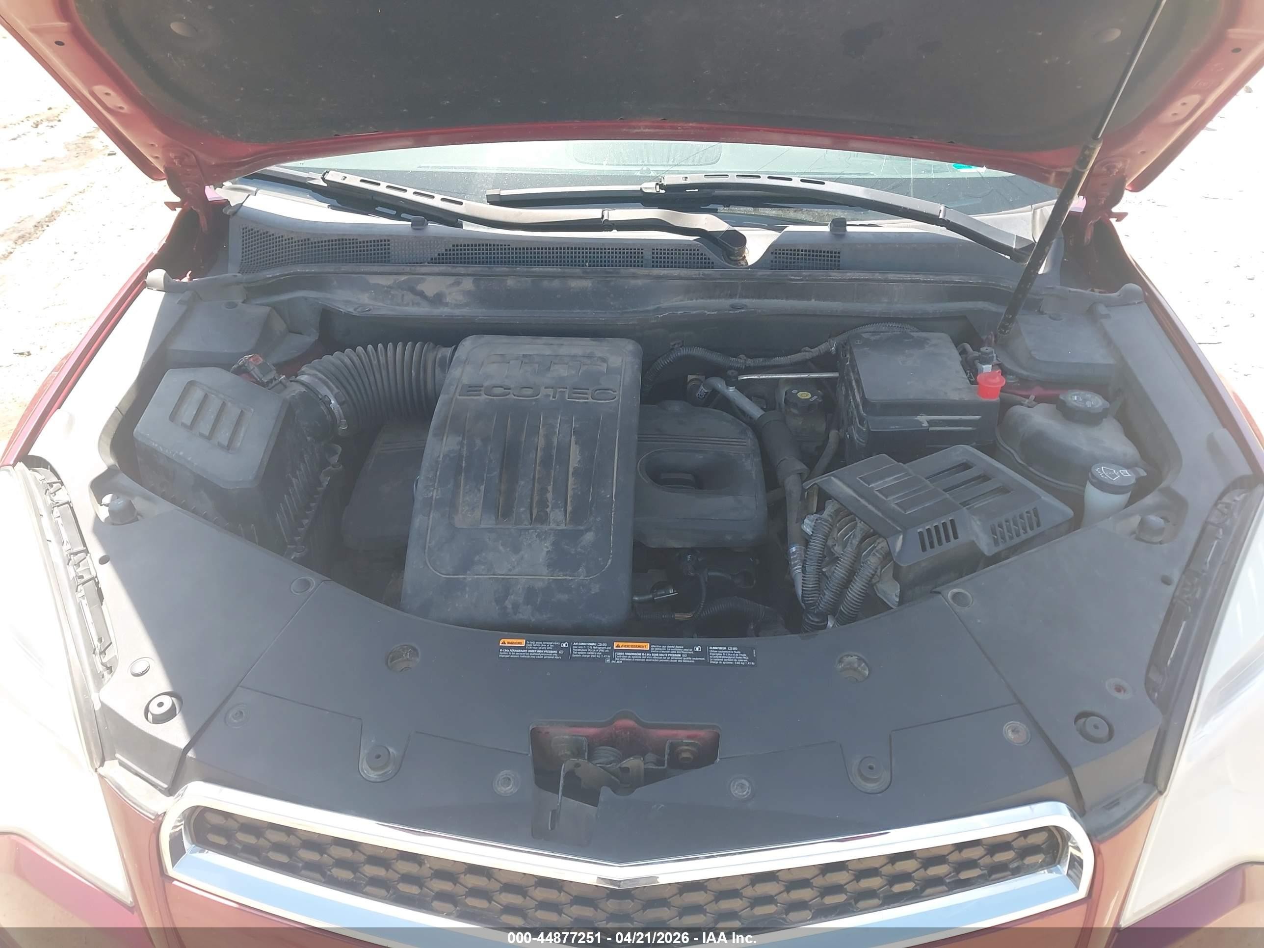 2012 Chevrolet Equinox 2lt Red vin: 2GNALPEK7C6240731
