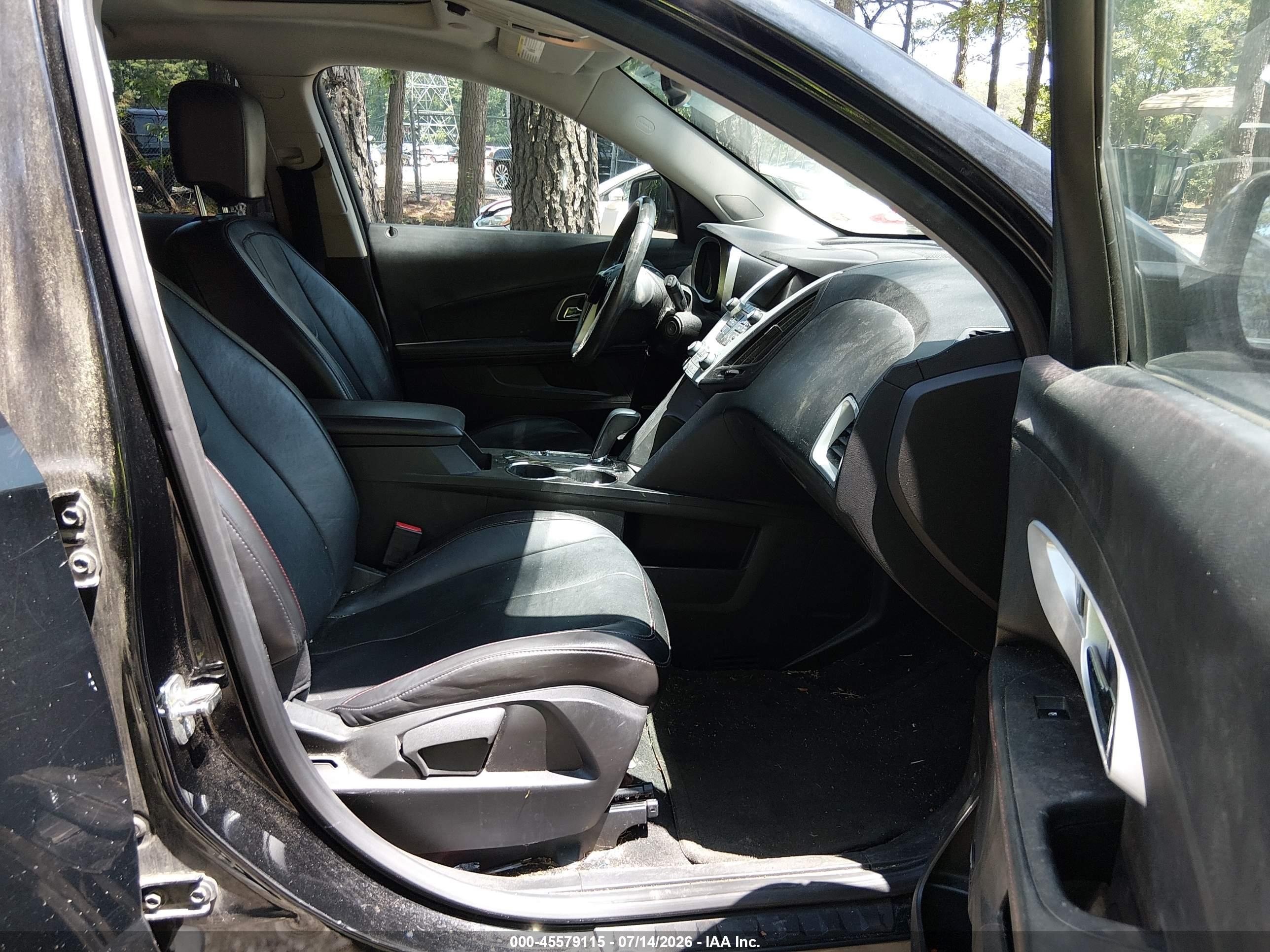 2013 Chevrolet Equinox Lt Black vin: 2GNALPEK7D1121012
