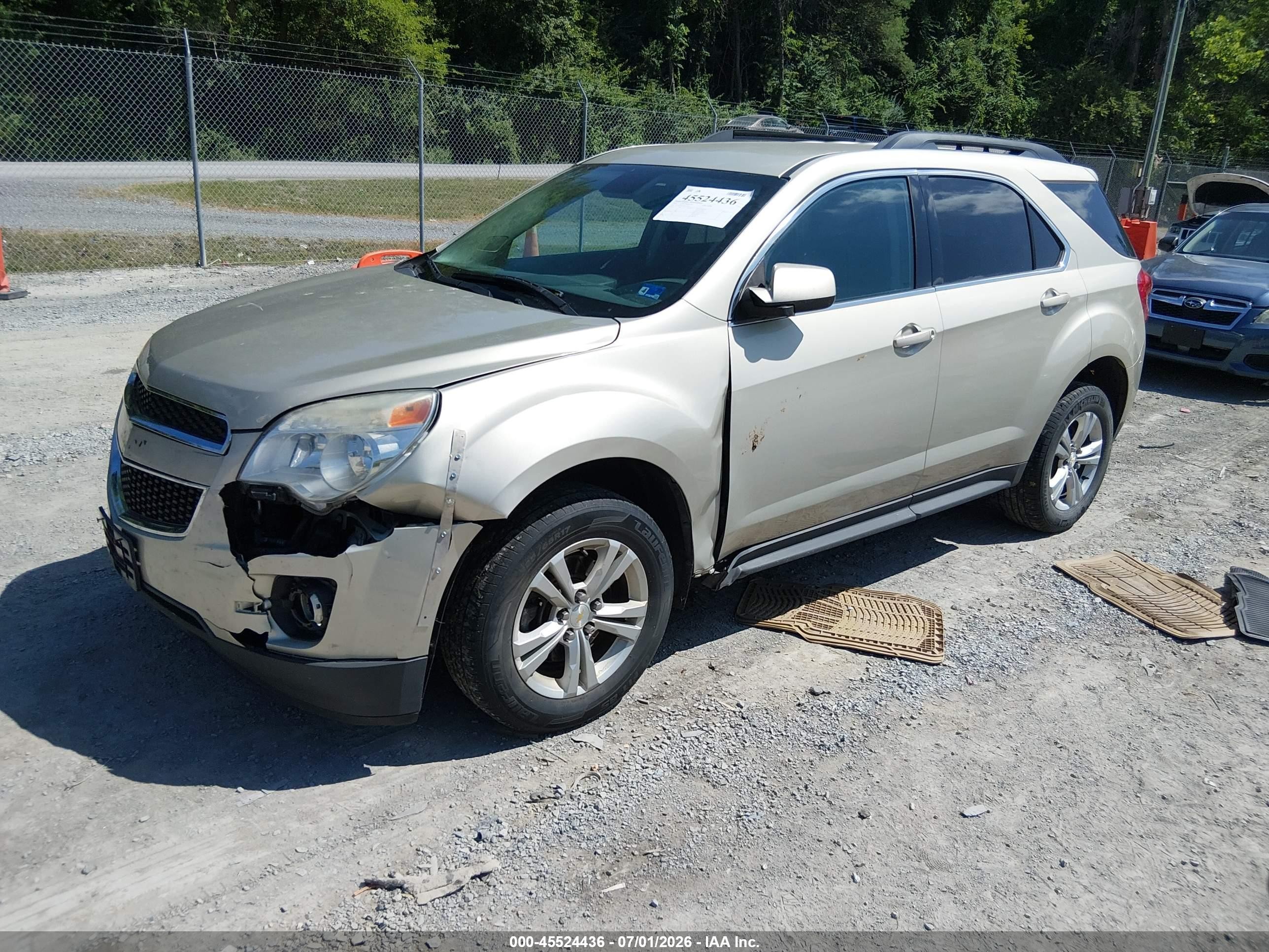 2013 Chevrolet Equinox 2lt Silver vin: 2GNALPEK7D6157351