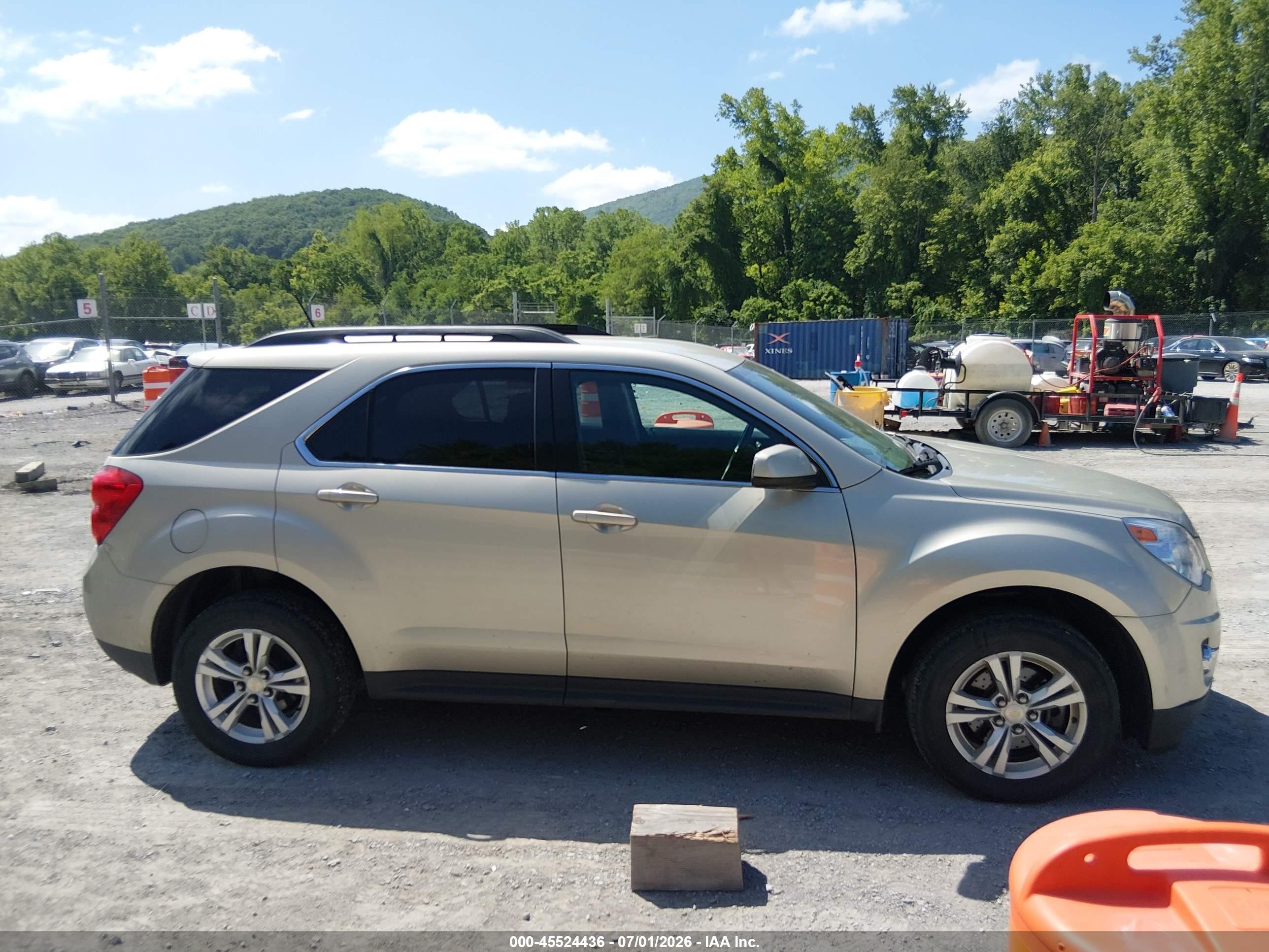 2013 Chevrolet Equinox 2lt Silver vin: 2GNALPEK7D6157351