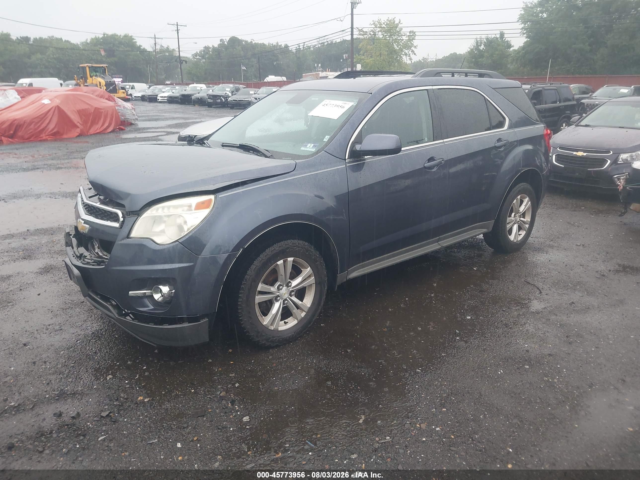 2013 Chevrolet Equinox Lt Gray vin: 2GNALPEK7D6316773