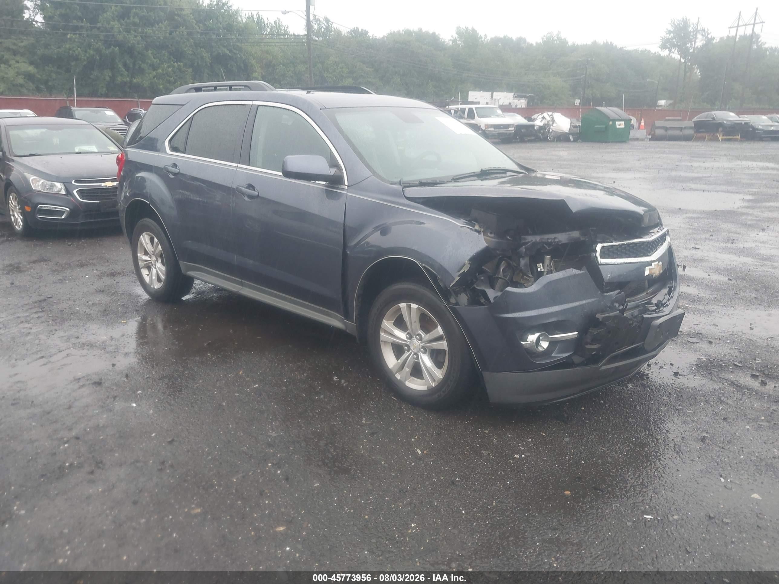 2013 Chevrolet Equinox Lt Gray vin: 2GNALPEK7D6316773