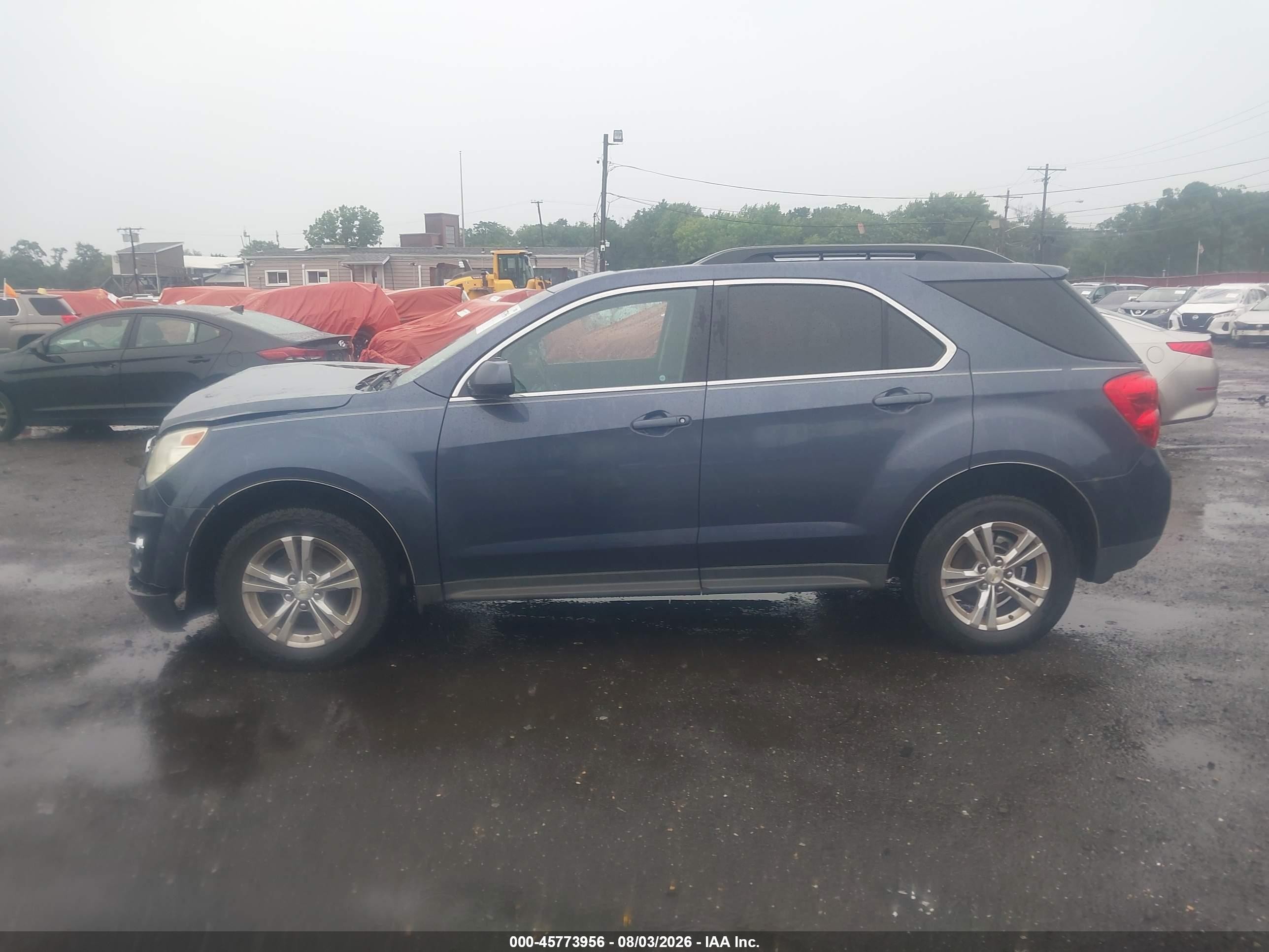 2013 Chevrolet Equinox Lt Gray vin: 2GNALPEK7D6316773